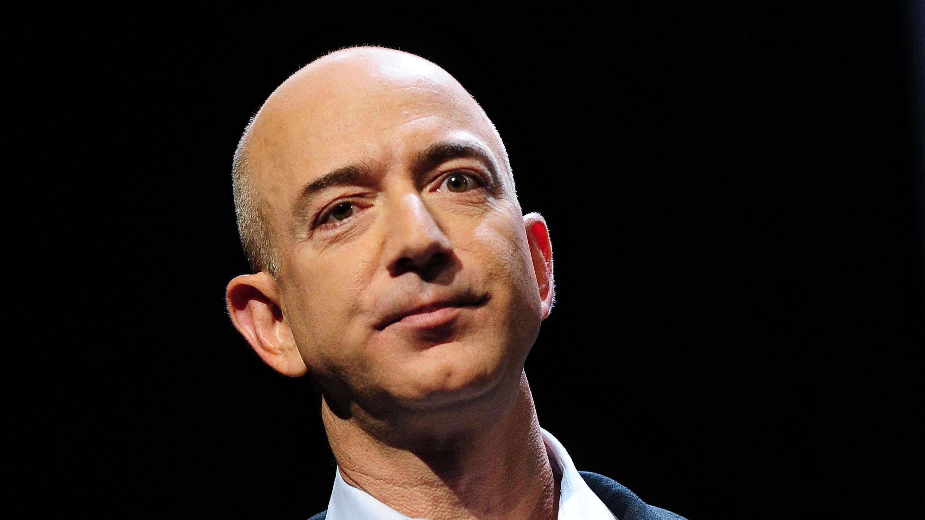 Jeff Bezos, Bild, Download, Foto, Unternehmer, 3200x1800 HD Desktop