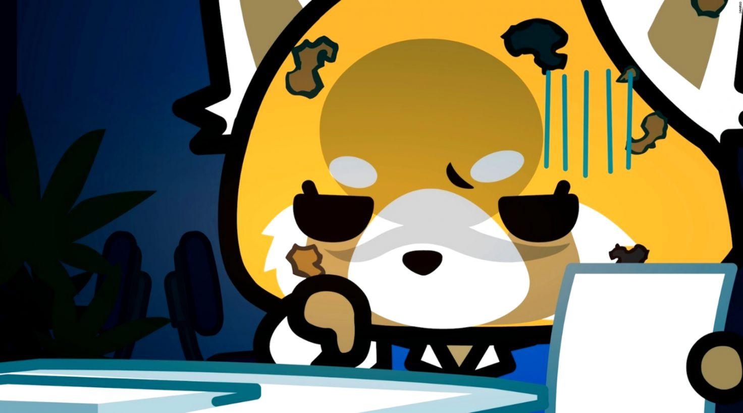 Niedlicher Rotpanda, Aggretsuko, Anime, Sanrio, Kawaii, 1480x820 HD Desktop