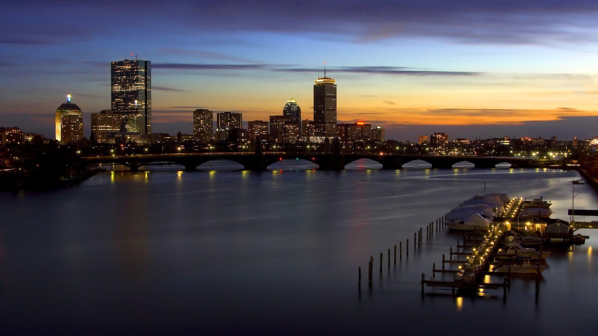 Boston Skyline, Reisen, Stadtbild, 1920x1080, Architektur, 1920x1080 Full HD Desktop