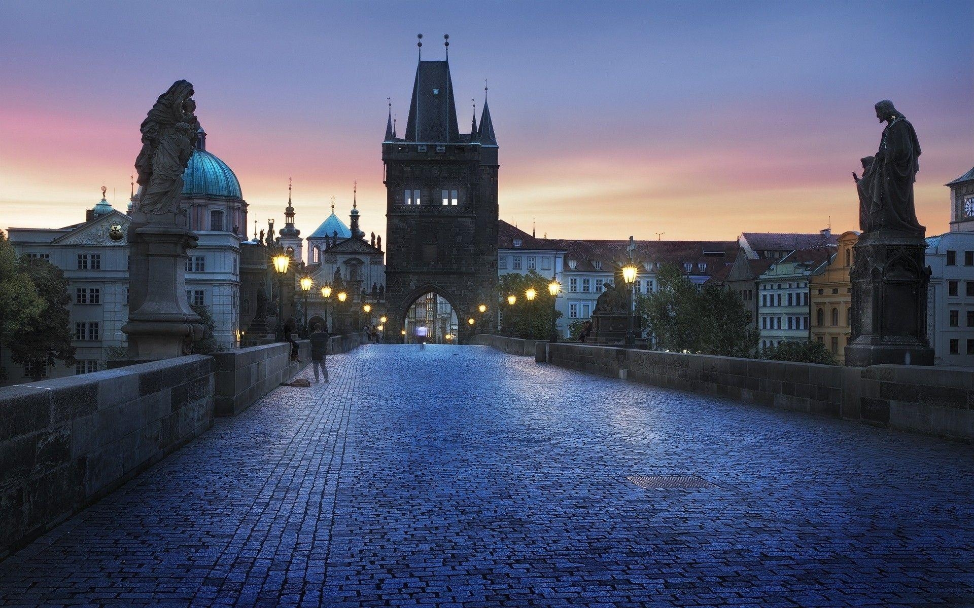 Karlsbrücke, Desktop, Wallpaper, Prag, 2019, 1920x1200 HD Desktop