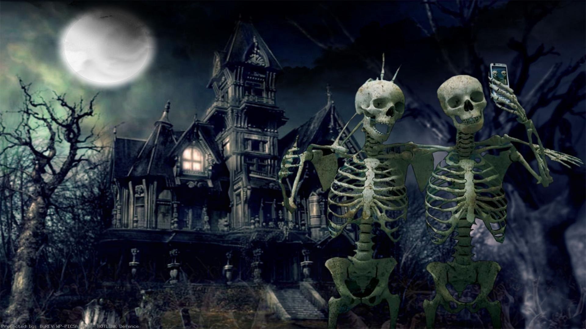 Halloween, Spukhaus, Gruselig, Unheimlich, Schaurig, 1920x1080 Full HD Desktop