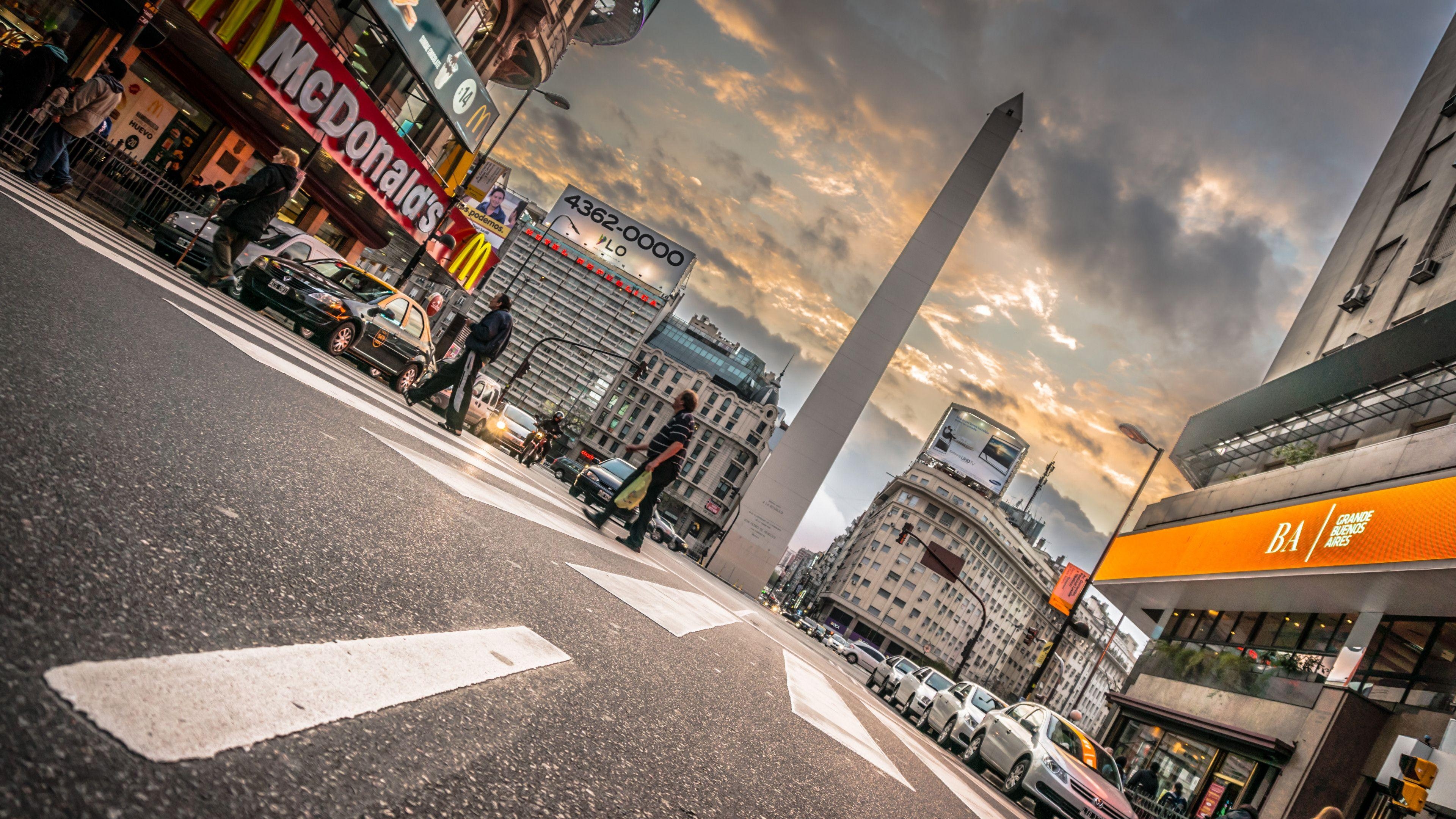 Buenos Aires, Argentinien, Reise, Architektur, Panorama, 3840x2160 4K Desktop