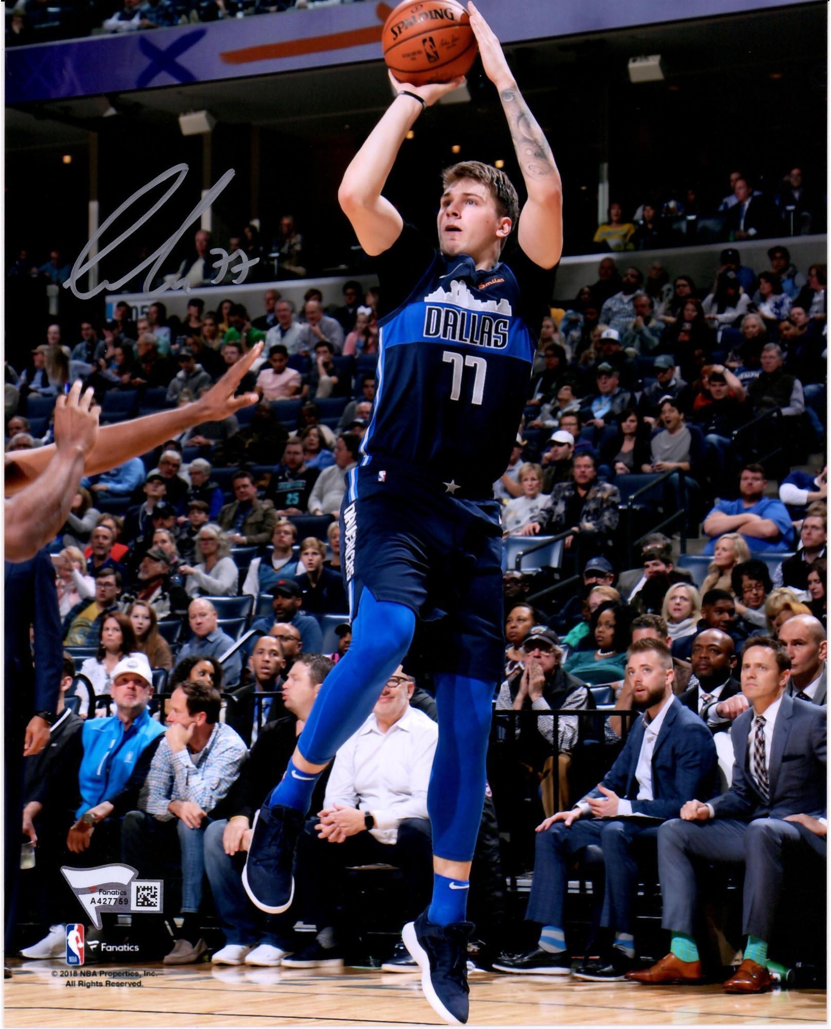 Luka Dončić, Autogramm, Dallas Mavericks, 8x10 Foto, Basketball, 1620x2000 HD Handy