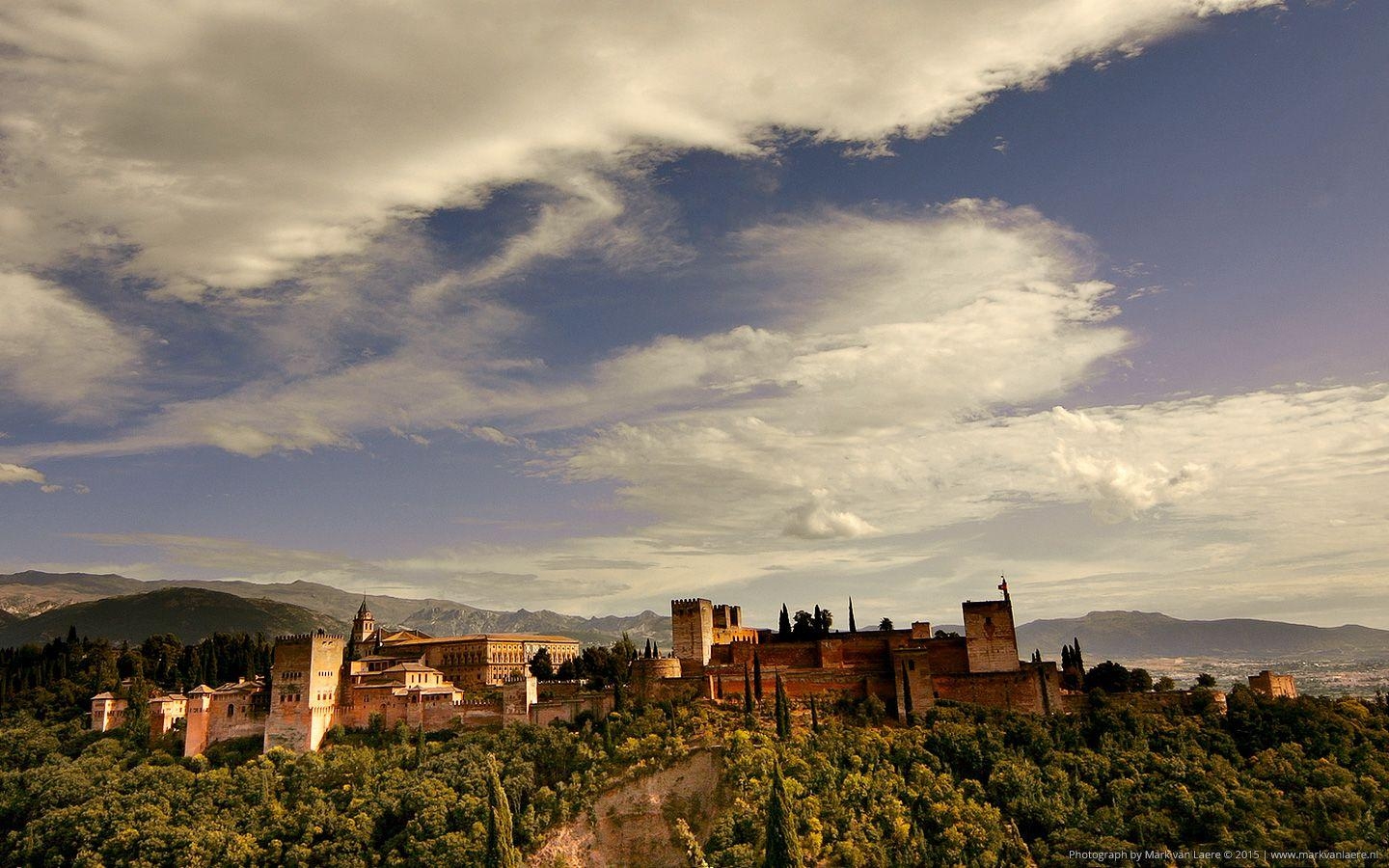 Alhambra, Palast, Granada, Berühmtheit, Historisch, 1440x900 HD Desktop