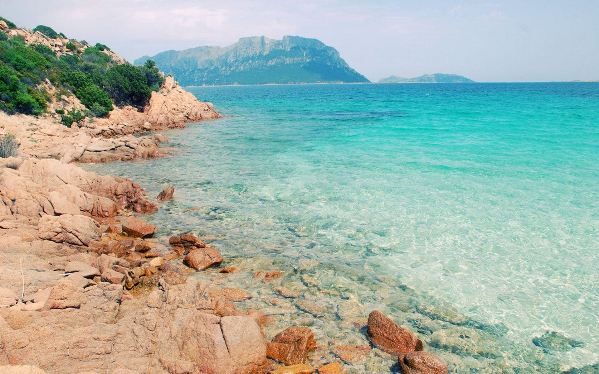 Sardinien, Felsküste, Insel, Italien, Hintergrund, 1920x1200 HD Desktop