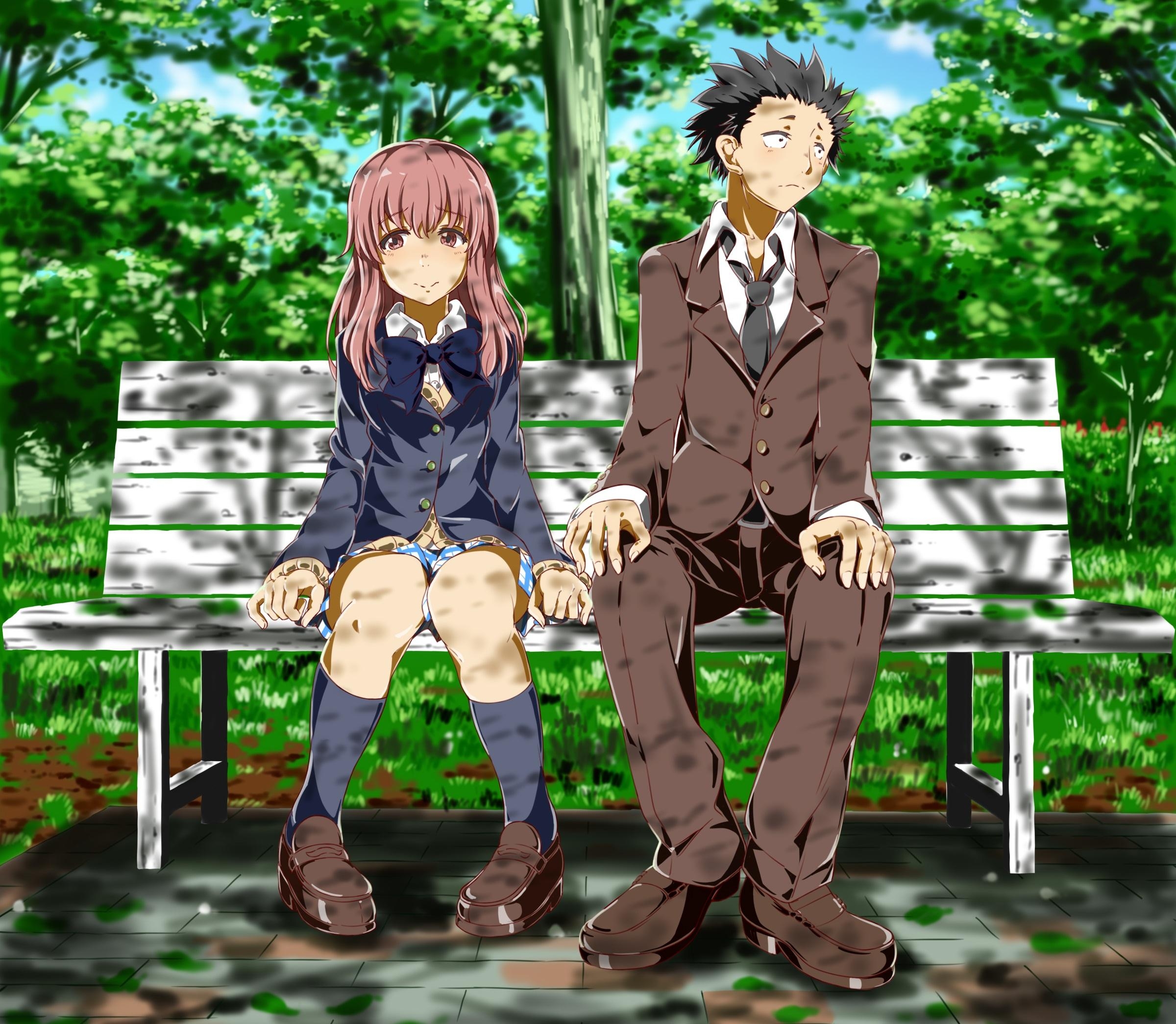 A Silent Voice, Anime, Shouko Nishimiya, HD Hintergrund, 2400x2090 HD Desktop