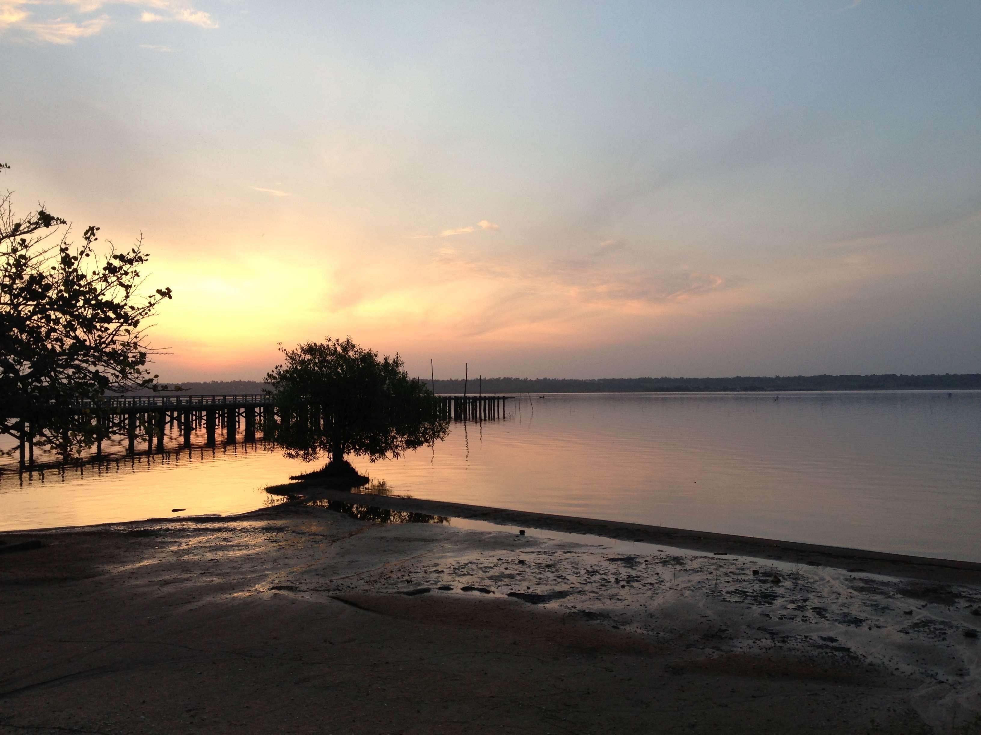 Benin, Possotomé, Sonnenaufgang, Baum, Afrika, 3270x2450 HD Desktop