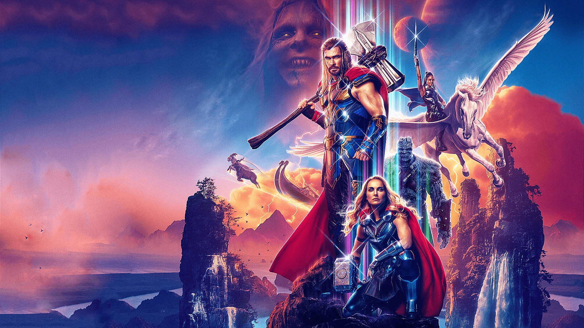 Thor Love Thunder, HD Hintergrund, Marvel, Superheld, 1920x1080 Full HD Desktop