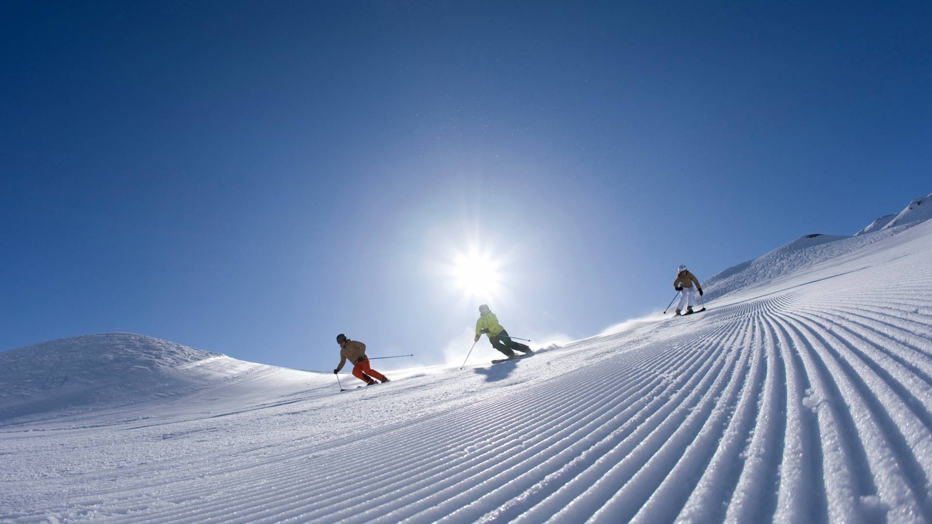 HQ, Winter, Skifahren, Landschaft, Berge, 1920x1080 Full HD Desktop