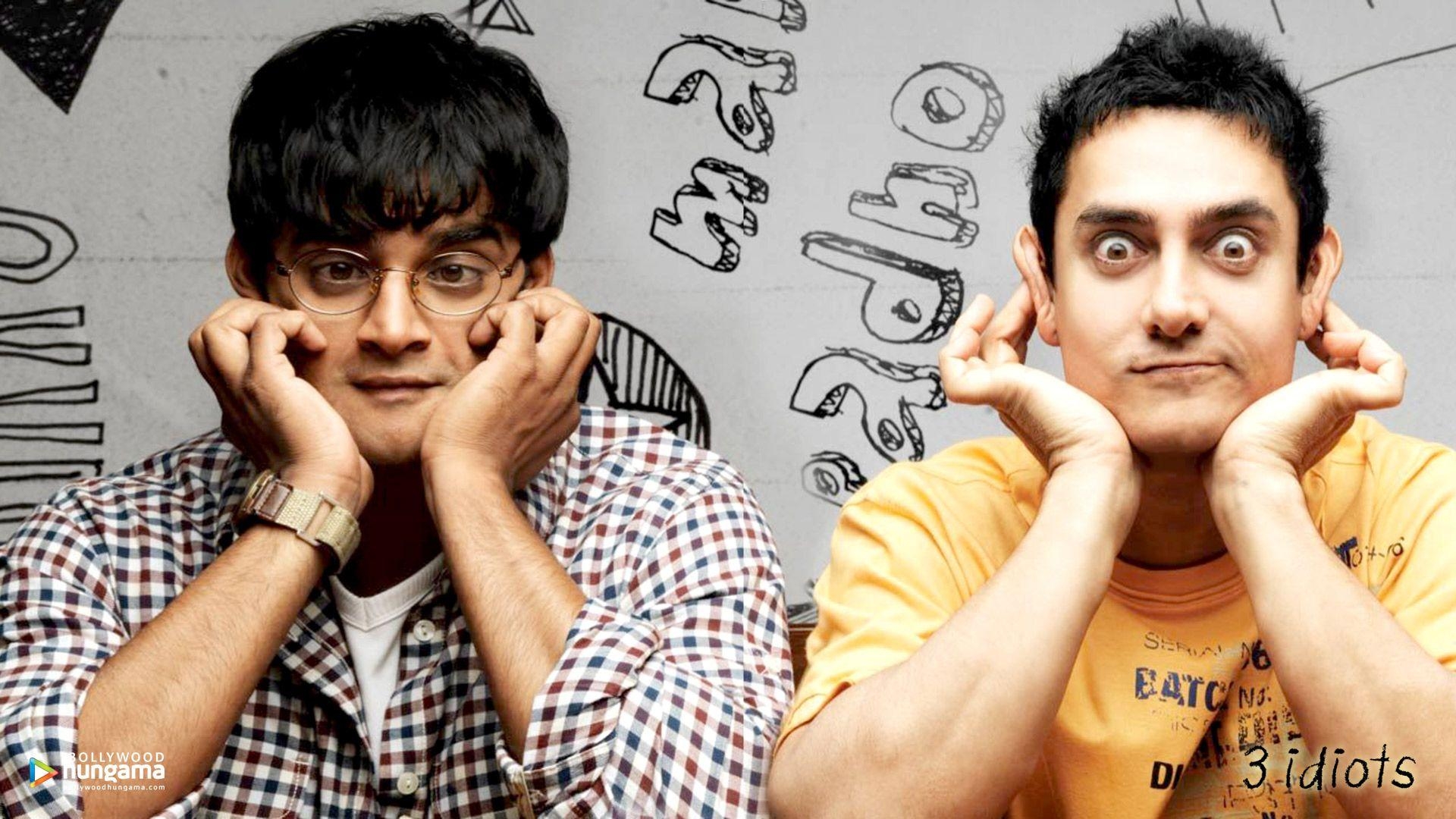 3 Idiots, 2009, Bollywood, Hintergrund, Aamir Khan, 1920x1080 Full HD Desktop