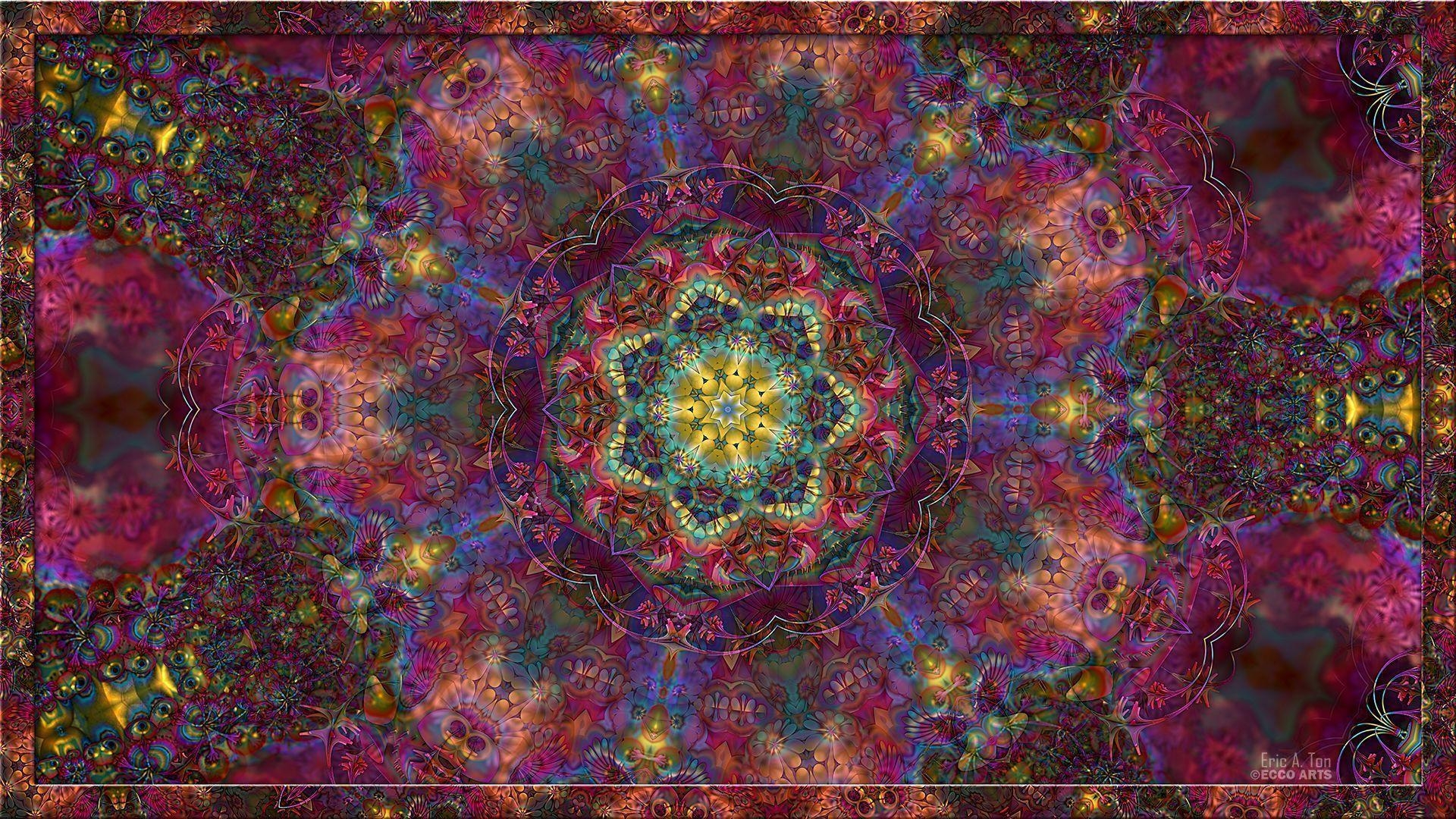 Mandala Kunst, Symmetrie, Frieden, spirituell, Handwerk, 1920x1080 Full HD Desktop