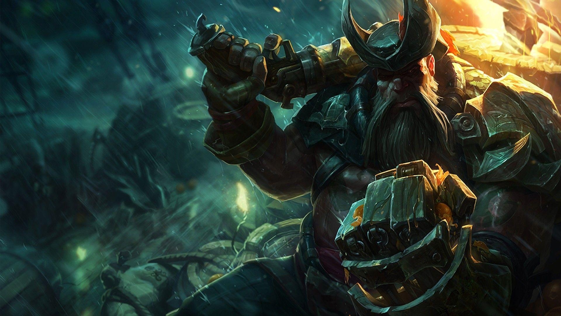 Gangplank, League of Legends, Desktop, Mobil, HD, 1920x1080 Full HD Desktop