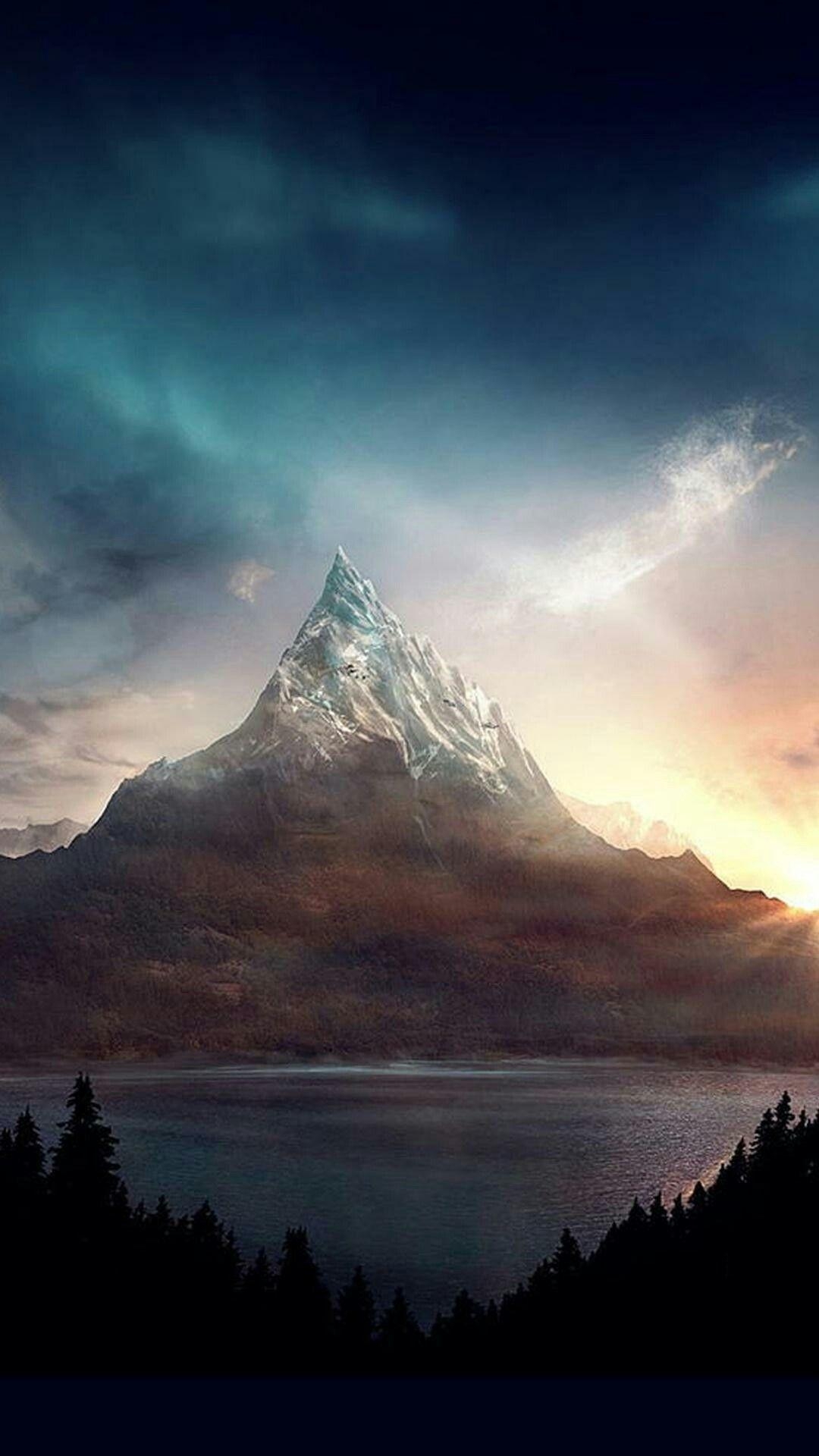 Erebor, Fantasiewelt, Hobbit, Berg, Hintergrund, 1080x1920 Full HD Handy