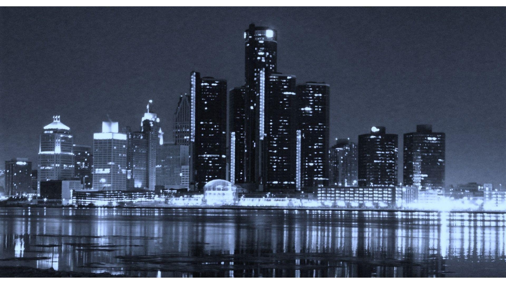 Detroit, Skyline, Stadt, Desktop, Atlanta, 1920x1080 Full HD Desktop