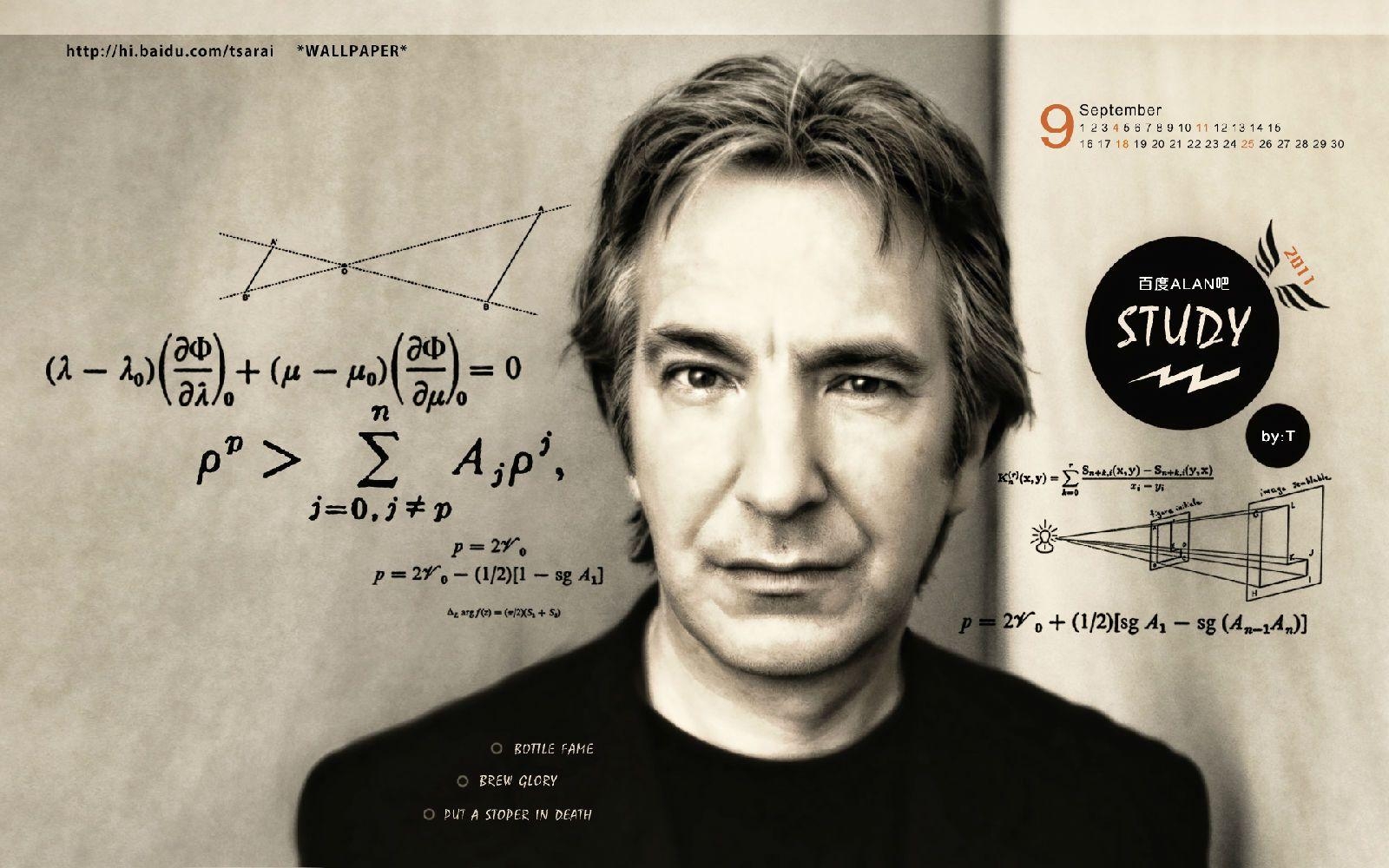 Alan Rickman, Hintergrund, Filmstar, britisch, Talent, 1600x1000 HD Desktop