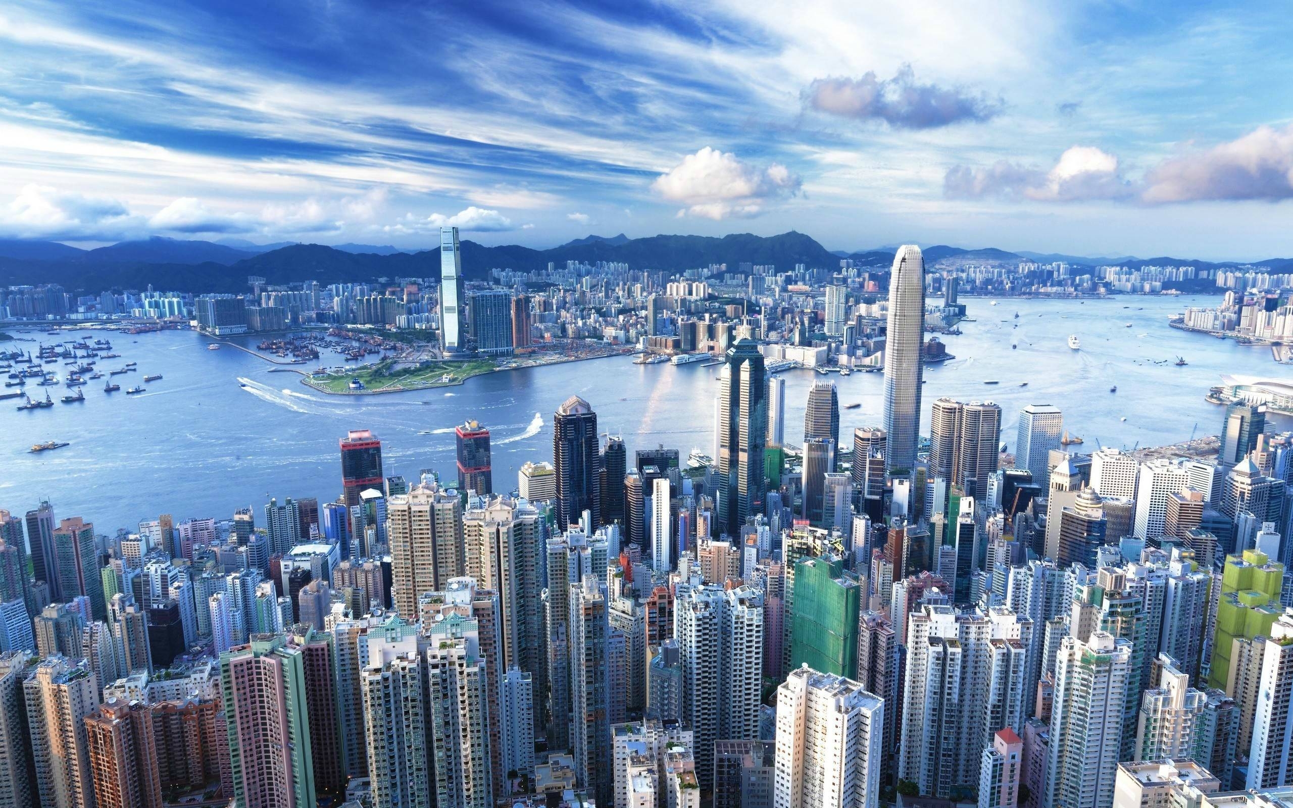 Hongkong, Bild, Hintergrund, Reise, Asien, 2560x1600 HD Desktop