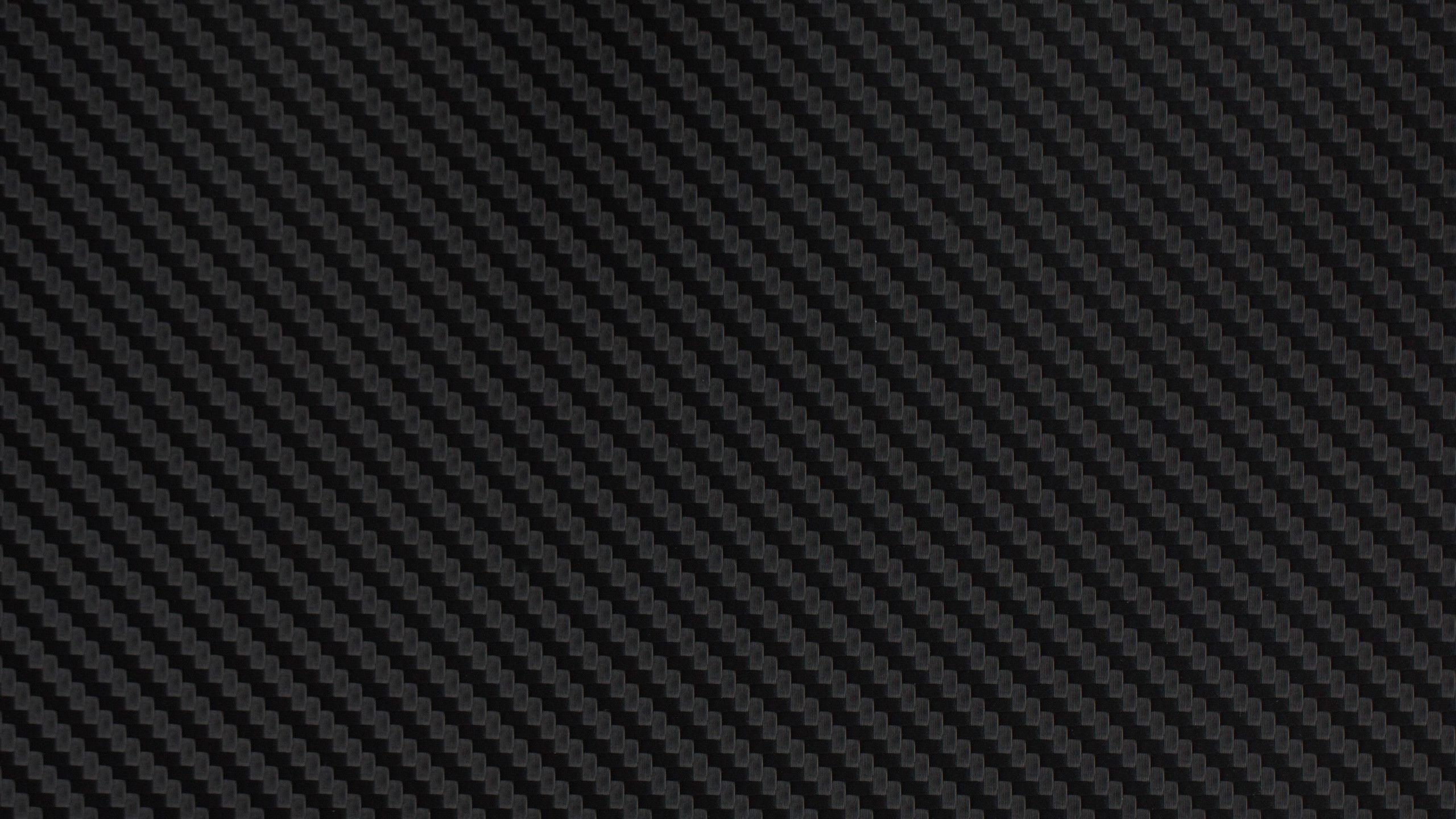 Schwarzer Carbon, Textur, Material, Hintergrund, Wallpaper, 2560x1440 HD Desktop