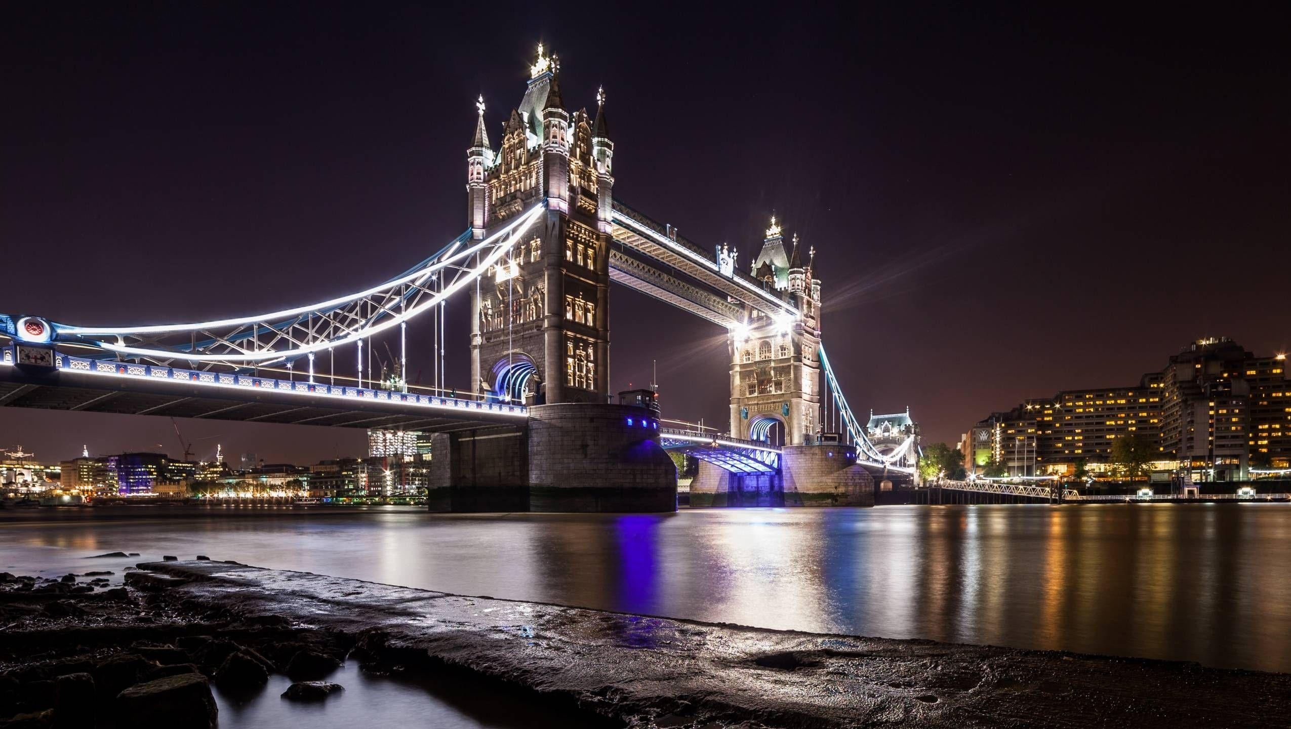 Tower Bridge, HD, Brücke, Bild, Architektur, 2550x1440 HD Desktop