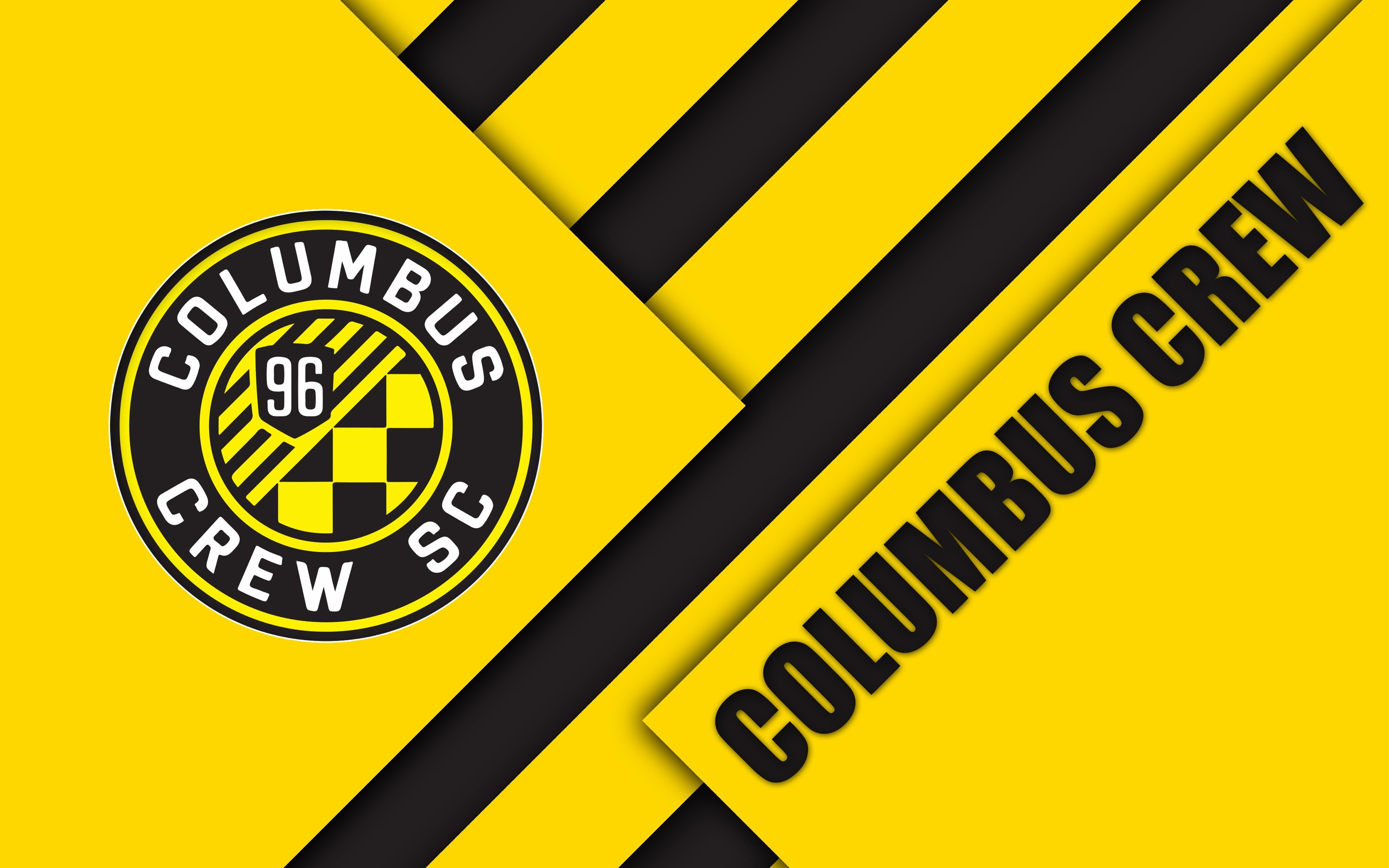 Columbus Crew, MLS, Logo, HD, Emblem, 3840x2400 4K Desktop