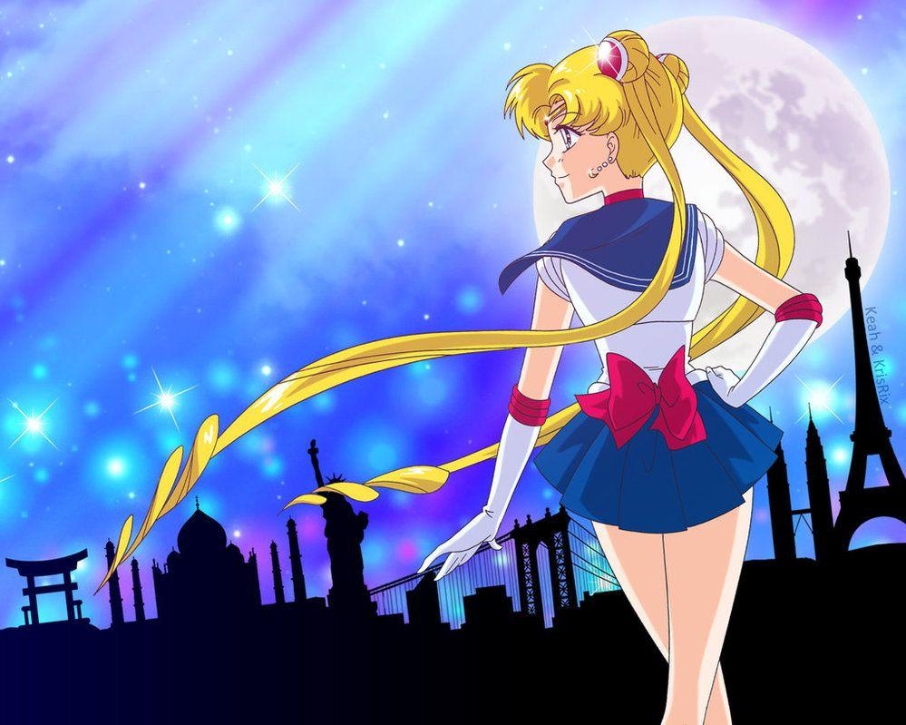 Sailor Moon, Anime, International, Tag, Feier, 1000x800 HD Desktop