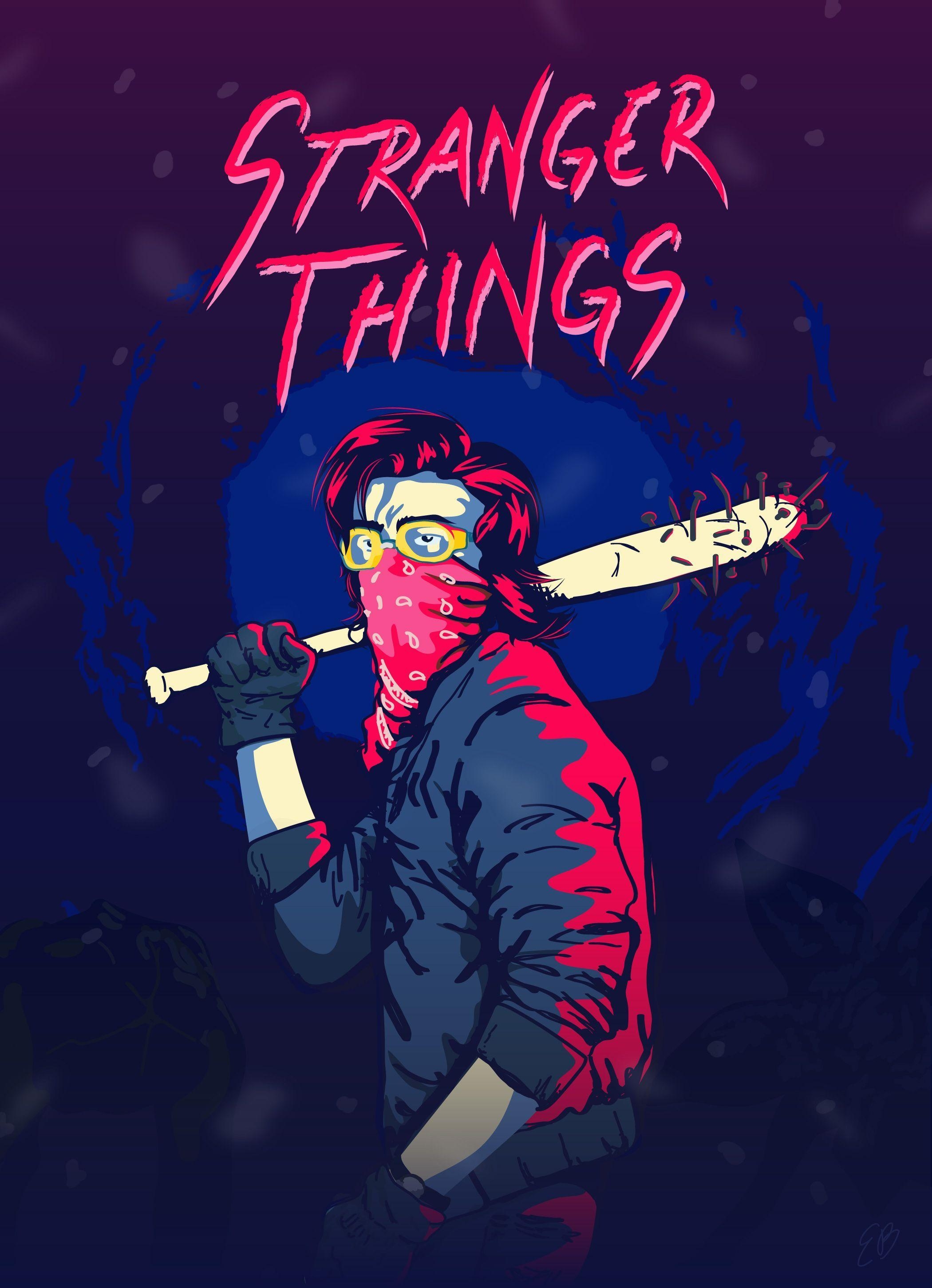 Steve Harrington, Stranger Things, Freundeskreis, Abenteuer, Mysterium, 2100x2910 HD Handy