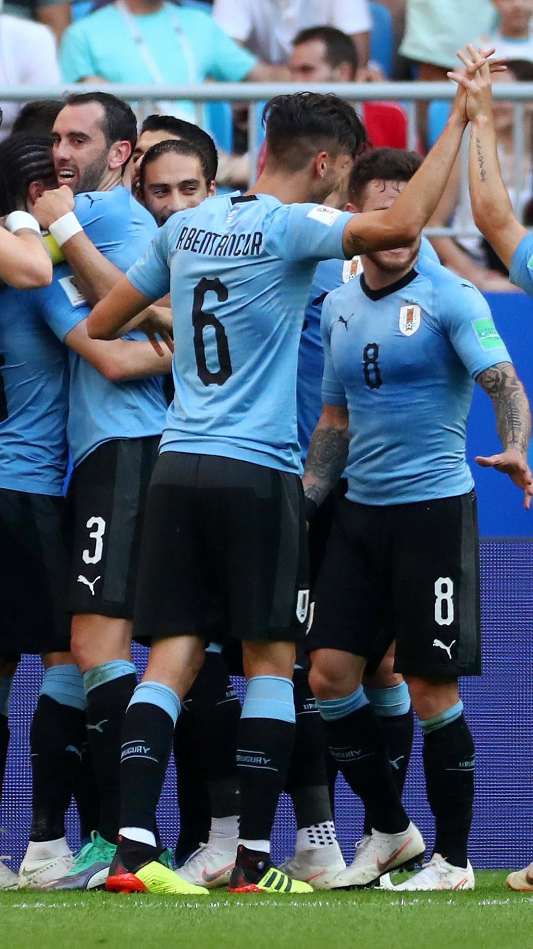 Uruguay Nationalmannschaft, Android, Football Hintergrund, 1080x1920 Full HD Handy