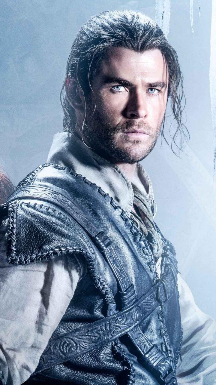 Chris Hemsworth, Snow White, Huntsman, Film, Königin, 720x1280 HD Handy