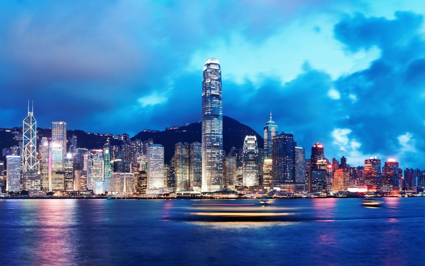 Hongkong, Reisen, Bild, Hintergrund, Panorama, 1680x1050 HD Desktop