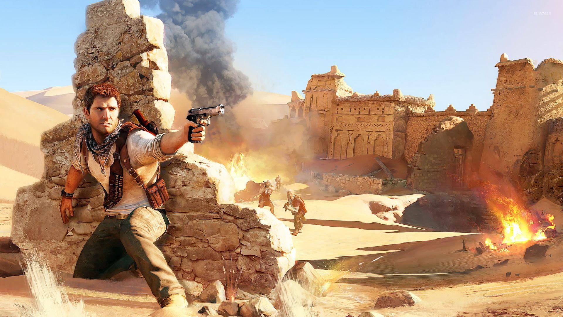 Uncharted 3, Drakes Täuschung, Abenteuer, Gaming, Hintergund, 1920x1080 Full HD Desktop