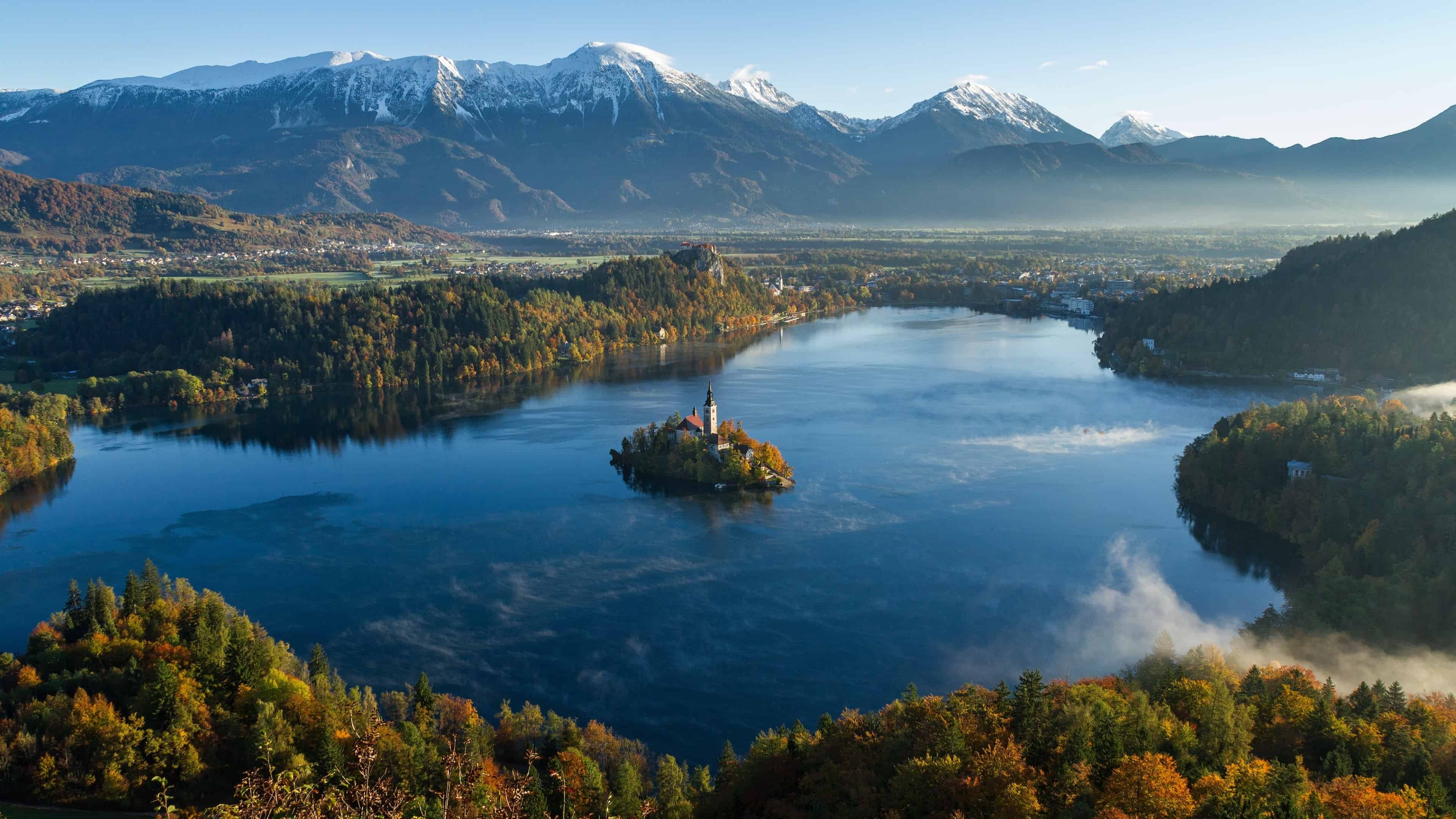 Bled See, Slowenien, UHD, 4K, Hintergrund, 3840x2160 4K Desktop