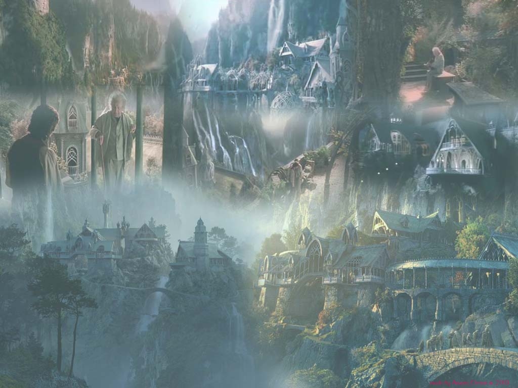 Rat von Elrond, Rivendell, Kategorien, Standorte, Mittelerde, 1030x770 HD Desktop