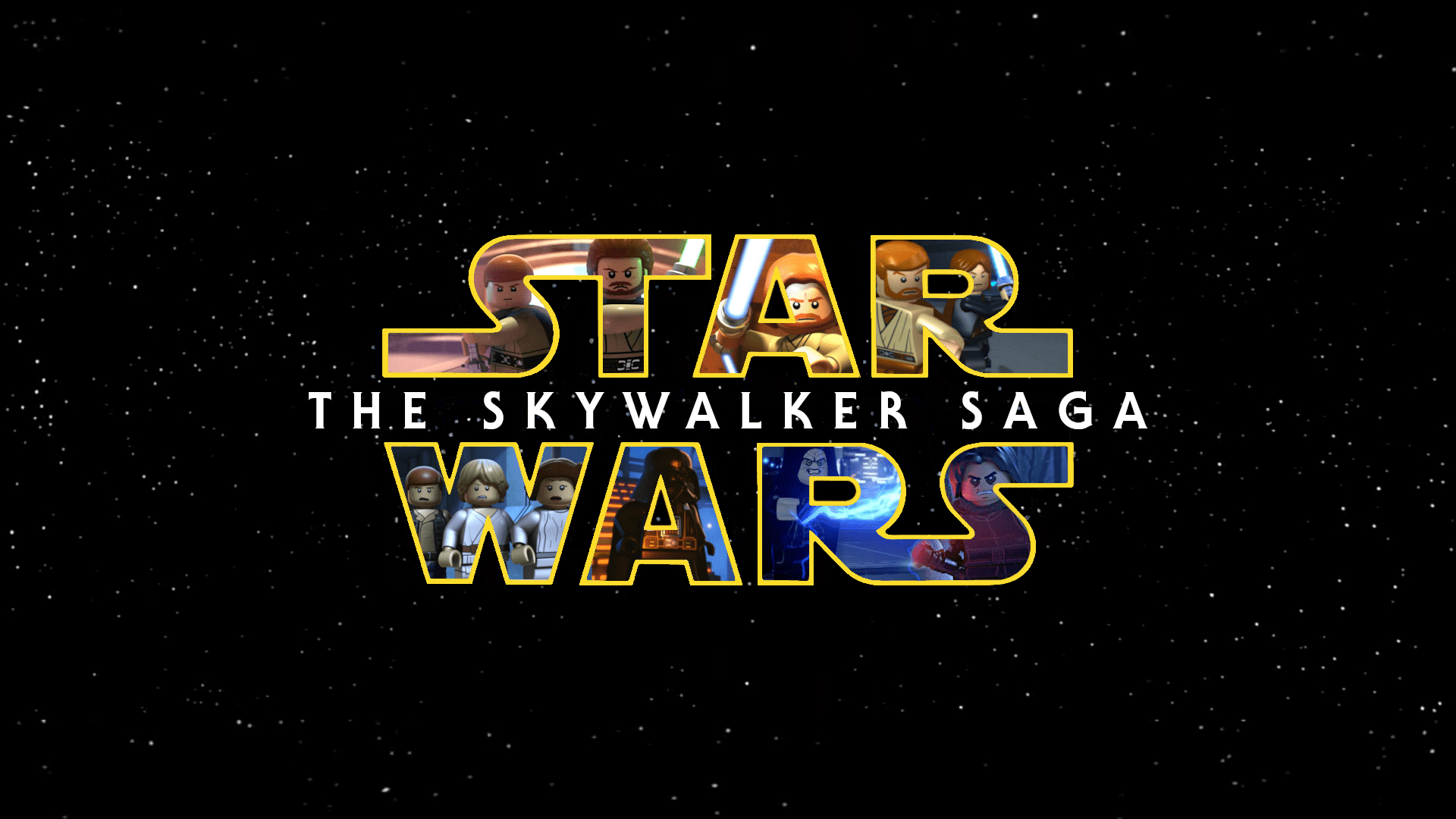 Skywalker-Saga, Lego, Star Wars, Gaming, Design, 1920x1080 Full HD Desktop