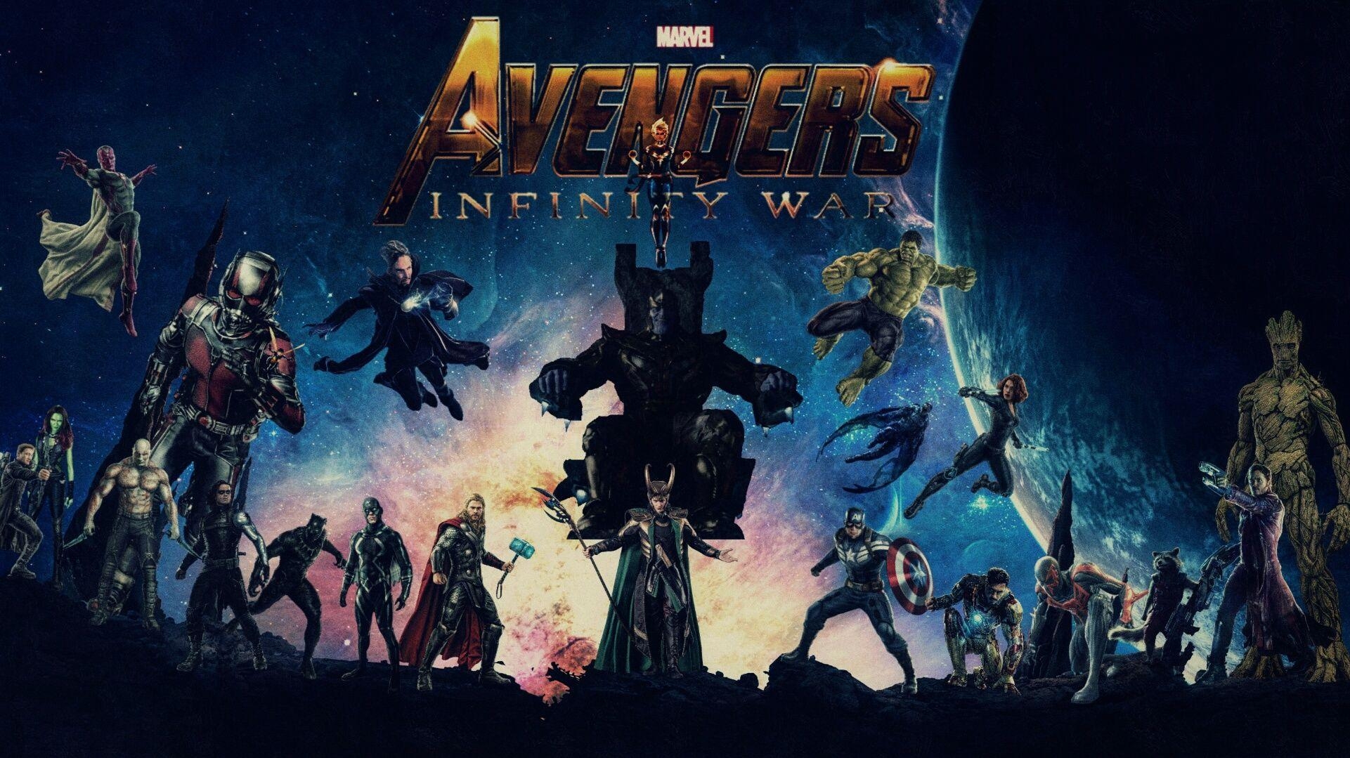 Avengers, Supervillain, Thanos, MCU, Überraschung, 1930x1080 HD Desktop