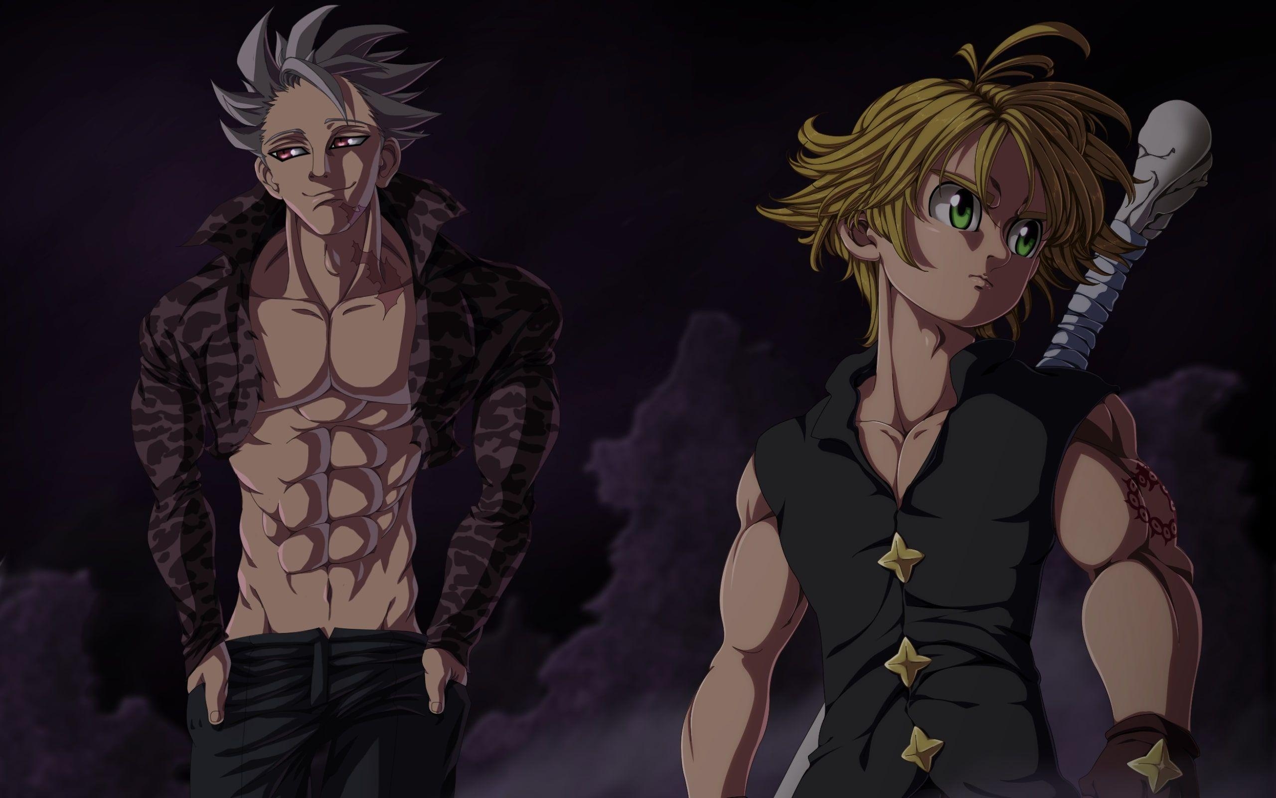 Ban, Sieben Todsünden, Meliodas, Anime, Hintergrund, 2560x1600 HD Desktop