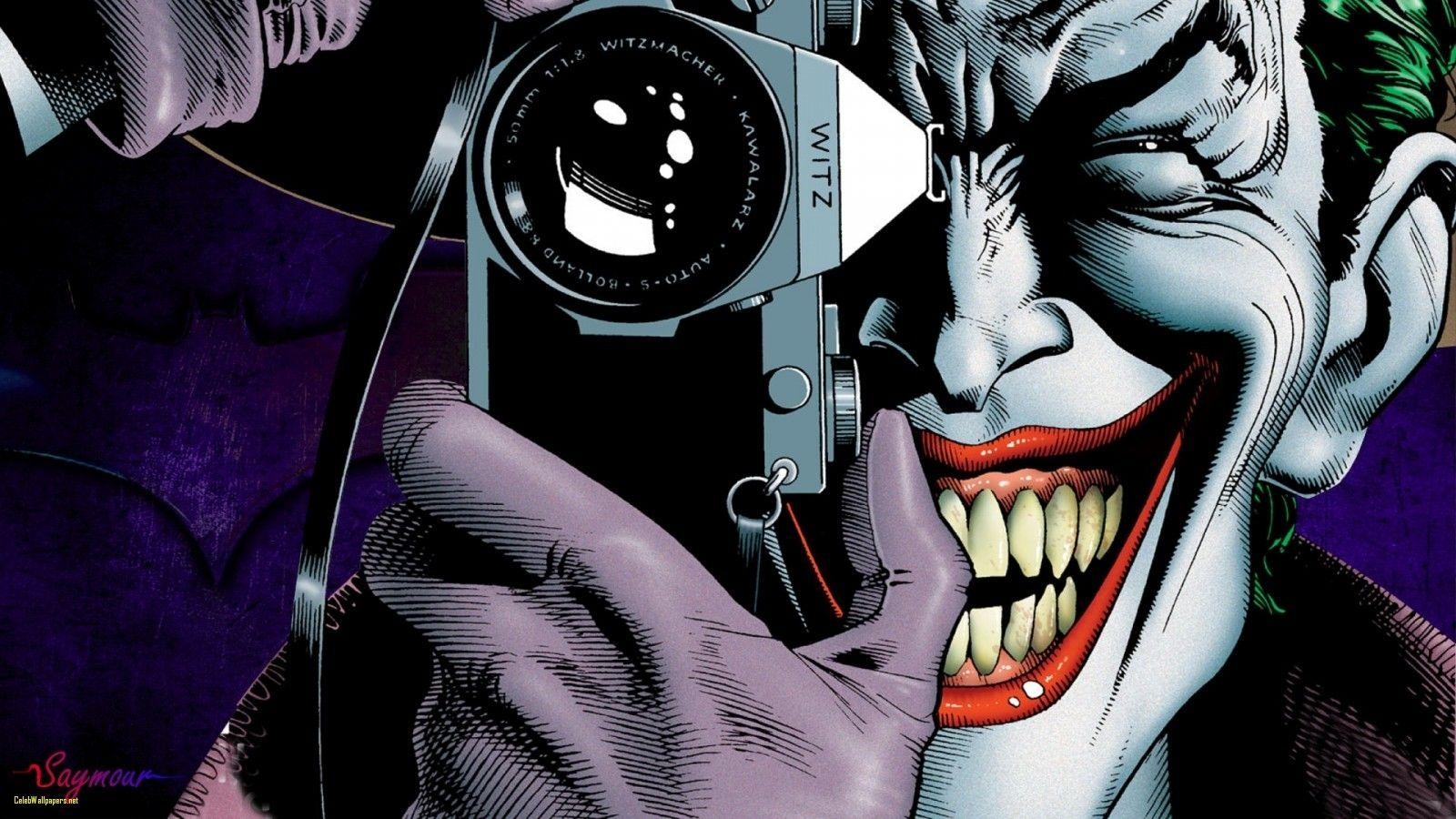 Joker, Animiert, Gesicht, Film, Hintergrundbild, 1600x900 HD Desktop