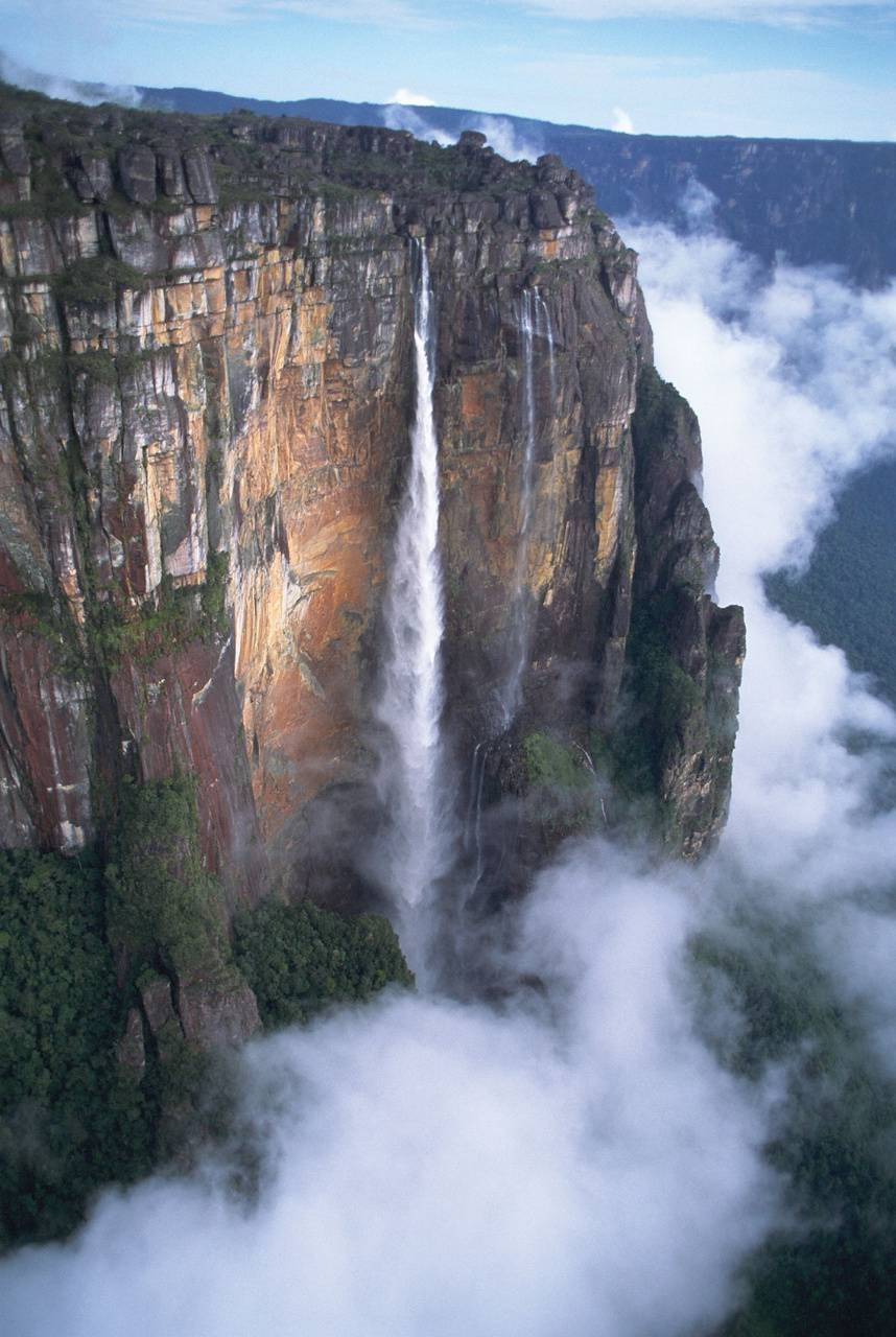 Angel Falls, Landschaft, Venezuela, Reisen, Naturwunder, 860x1280 HD Handy