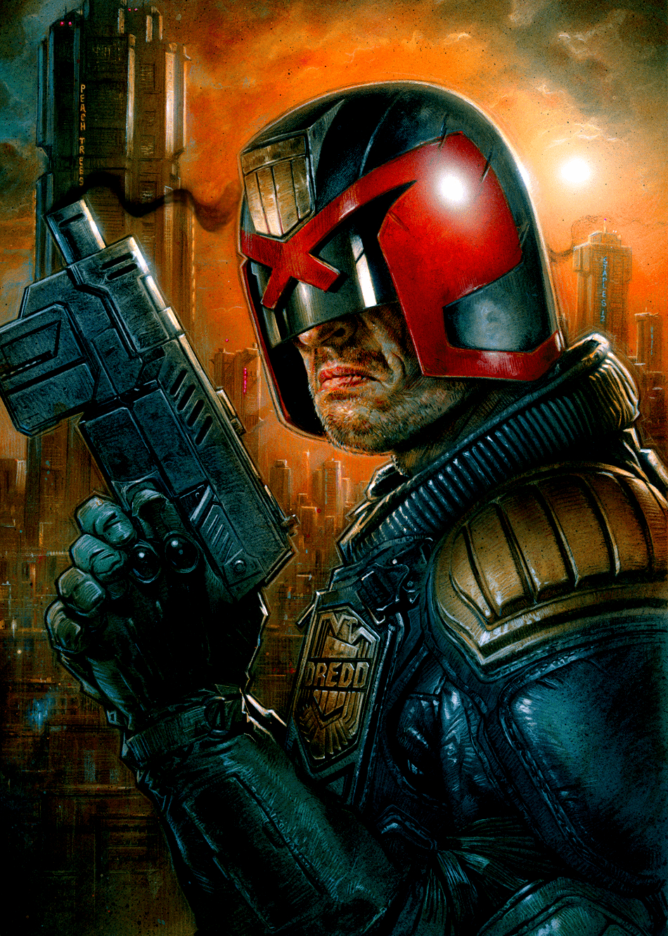 Judge Dredd, Meistgesehen, Film, Sci-Fi, Comics, 950x1330 HD Handy