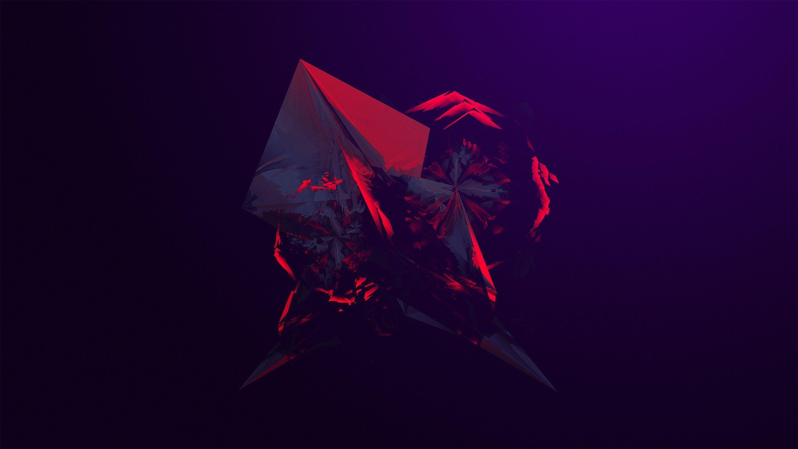 Facets, Minimalismus, Justin Maller, HD, Mobil, 2560x1440 HD Desktop