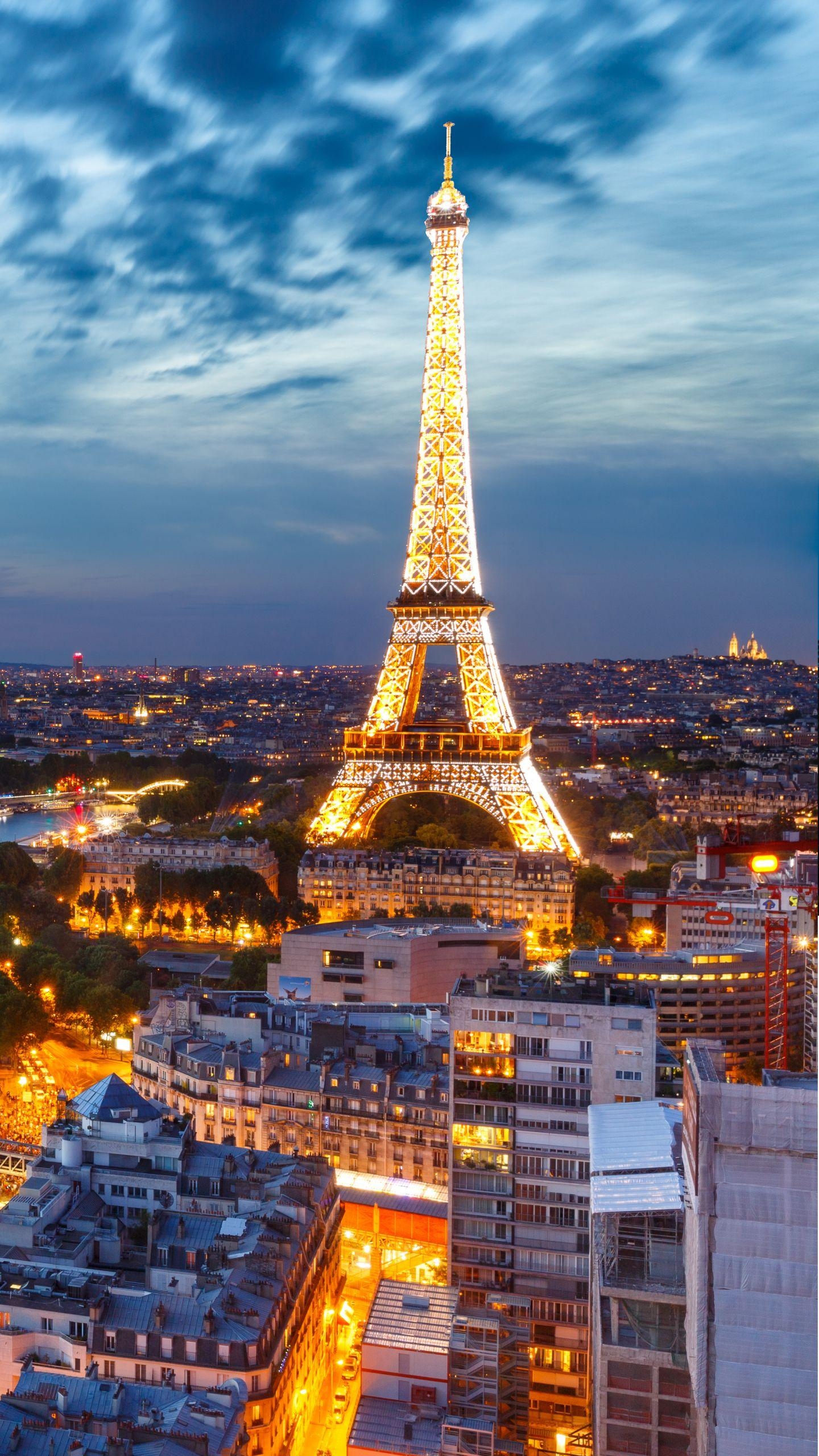 Paris, Frankreich, Reise, Kultur, Eiffelturm, 1440x2560 HD Handy