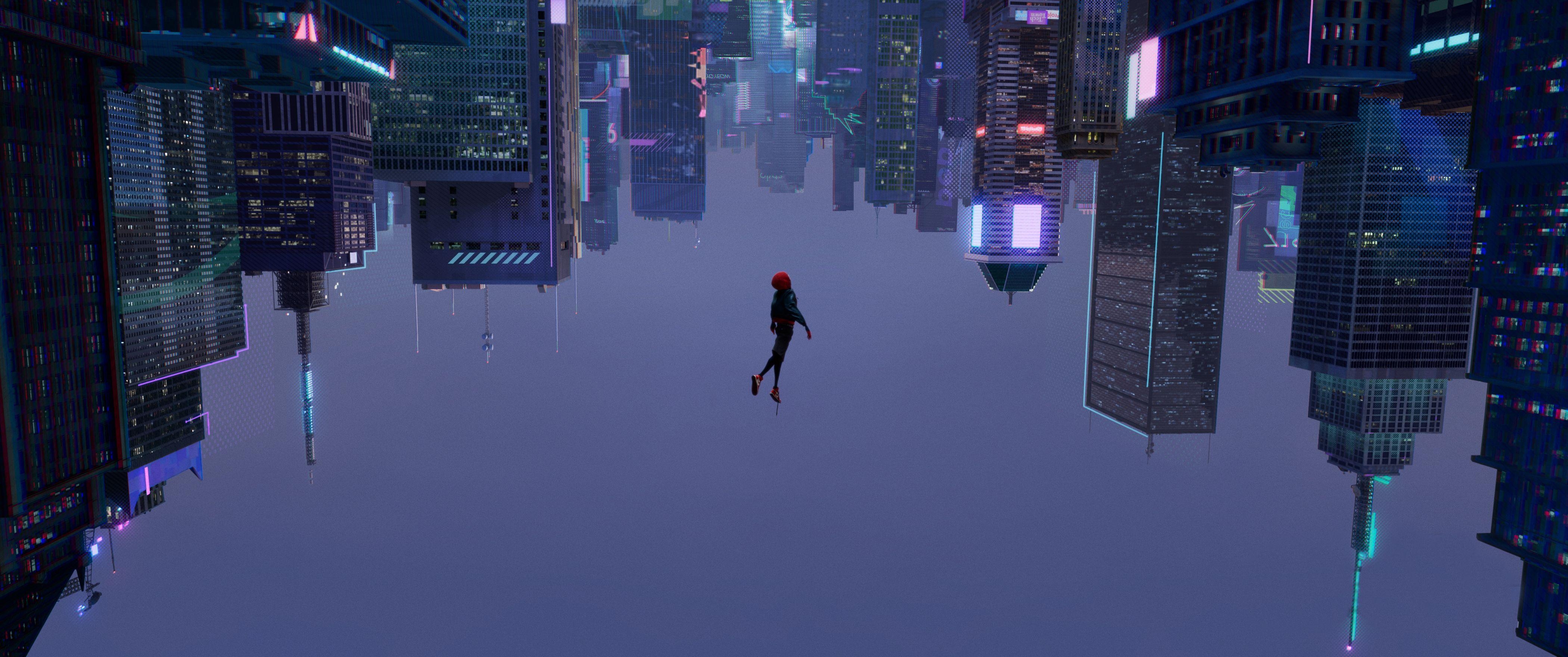 Spider-Man, Spider-Verse, Zeichentrick, Superheld, Film, 4200x1760 Dual Screen Desktop