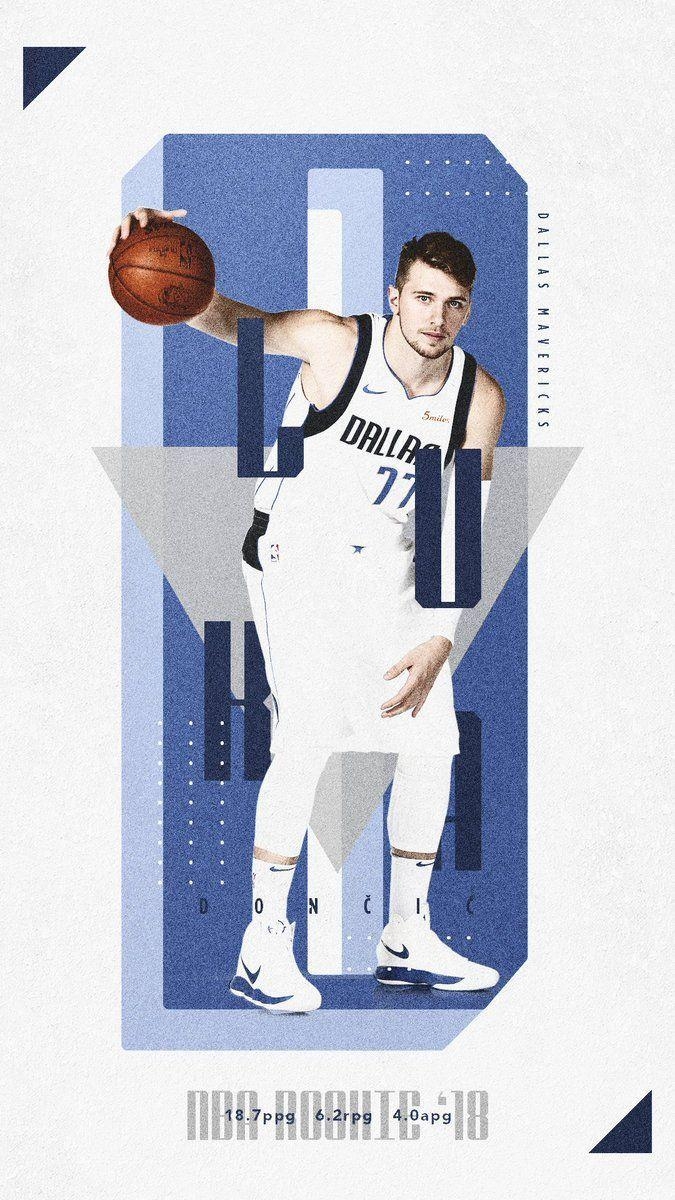 Meech Robinson, Grafikdesign, Sport, NBA, Luka Doncic, 680x1200 HD Handy