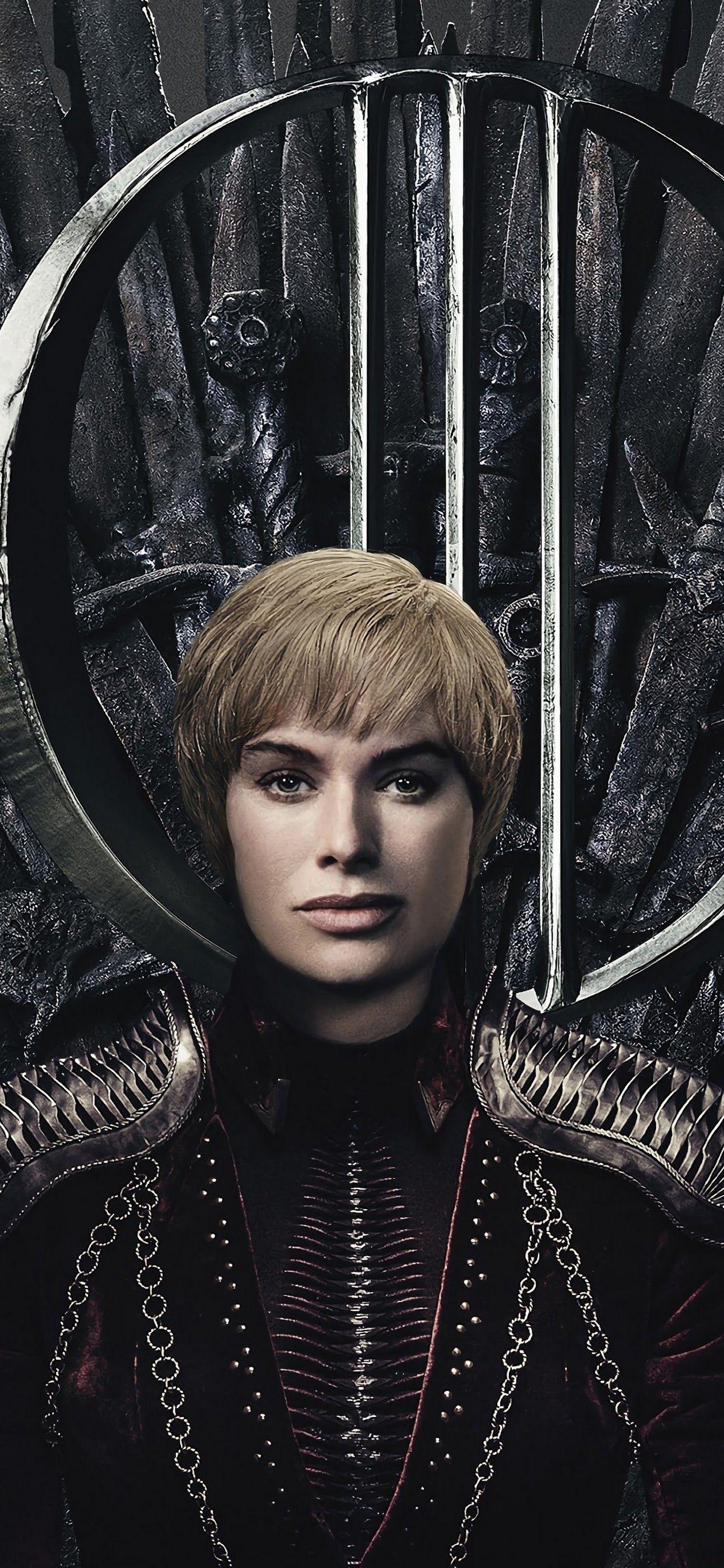 Cersei Lannister, Game of Thrones, Staffel 8, 4K, Lena Headey, 1250x2690 HD Handy