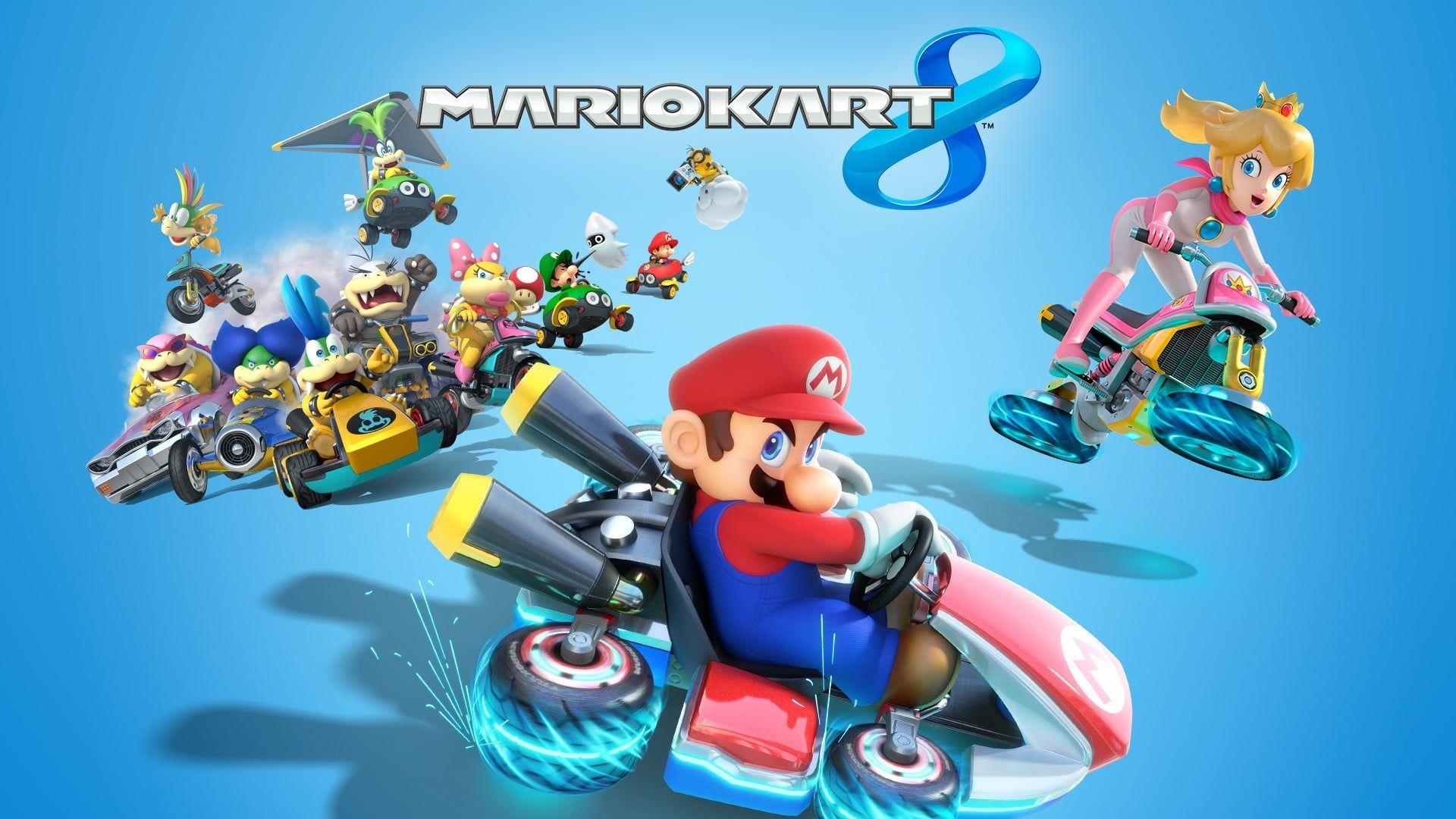 Mario Kart, Poster, Yoshi, Nintendo, Videospiel, 1920x1080 Full HD Desktop