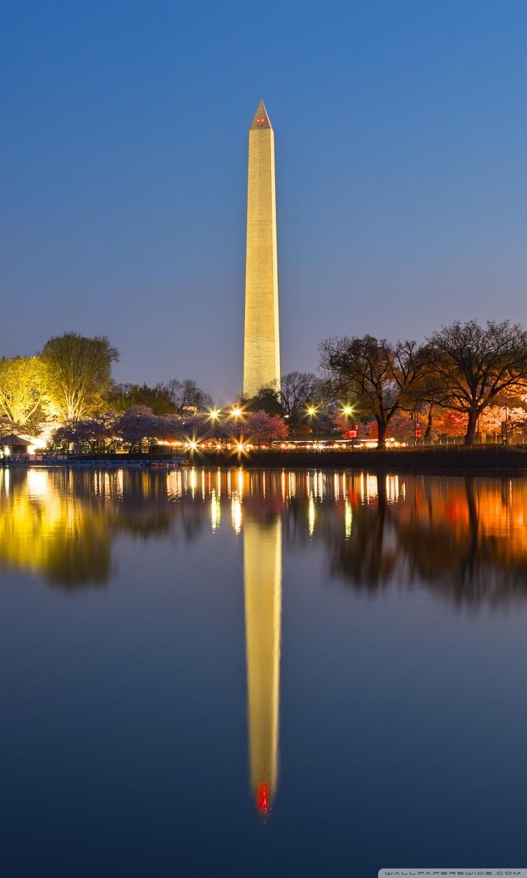 Washington DC, Denkmäler, Nacht, Ultra HD, Reisen, 770x1280 HD Handy