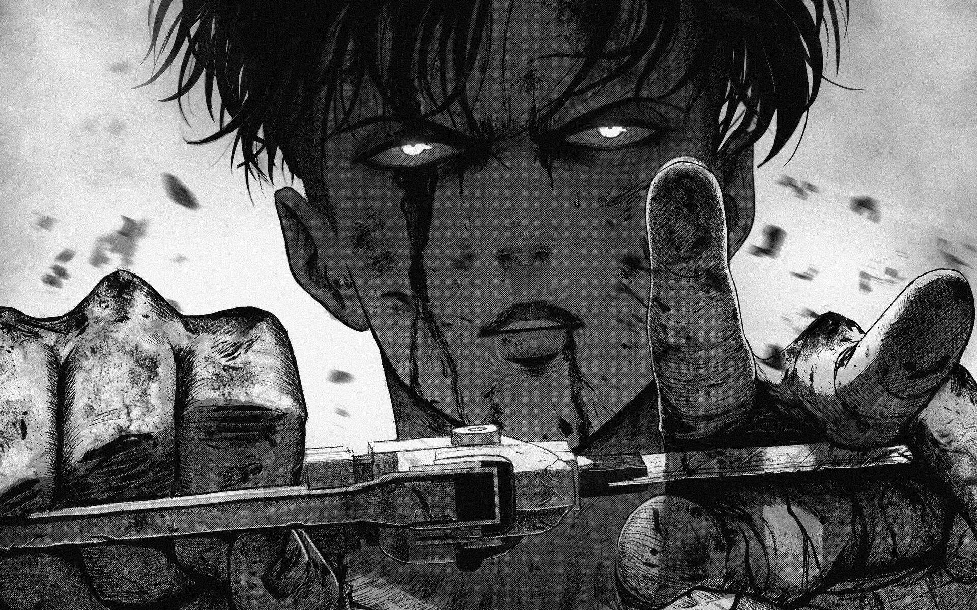 Levi Ackerman, Shingeki no, Anime, Hintergrund, Titan, 1920x1200 HD Desktop