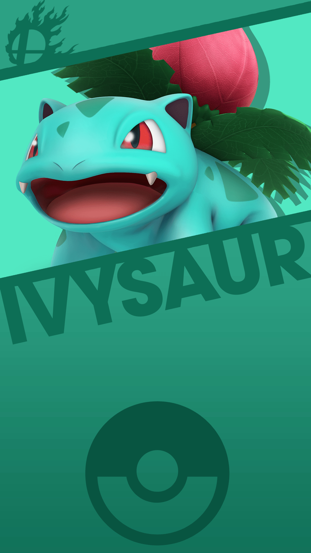 Super Smash Bros, Ultimate, Ivysaur, Bild, Ergebnis, 1080x1920 Full HD Handy