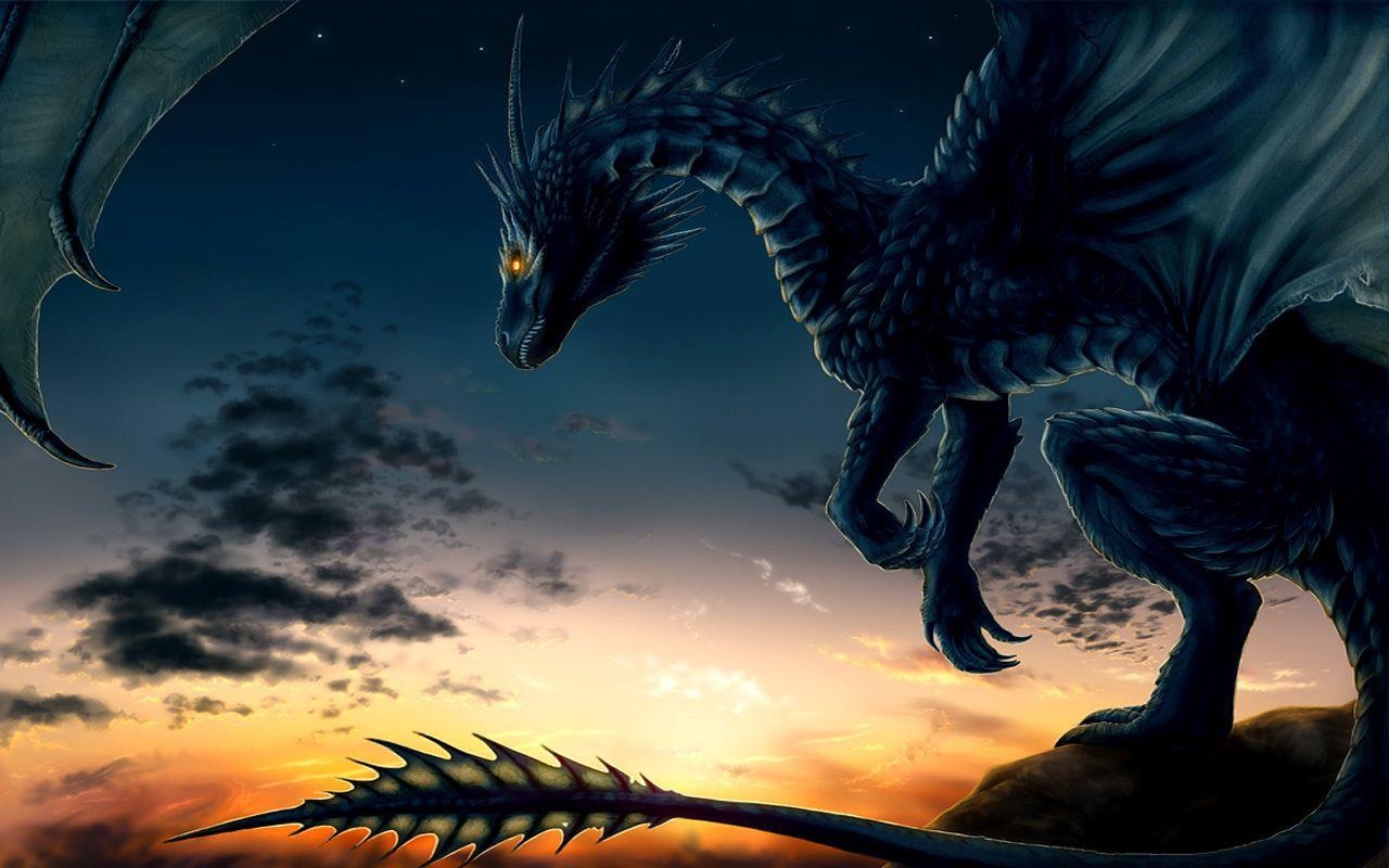 Drachen, Mythen, Spiel, Fantasie, Hintergrundbild, 1280x800 HD Desktop