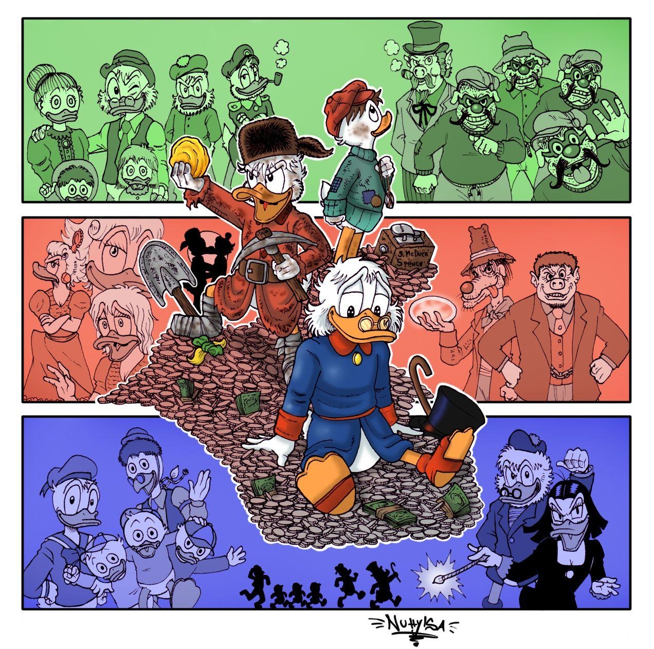 Kostenloser Download, Don Rosa, Dagobert Duck, Lebensgeschichte, HD, 1280x1270 HD Desktop