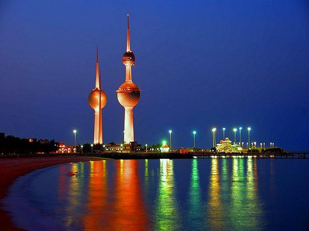 Kuwait, modernes Stadtbild, Meerblick, Naher Osten, 1030x770 HD Desktop