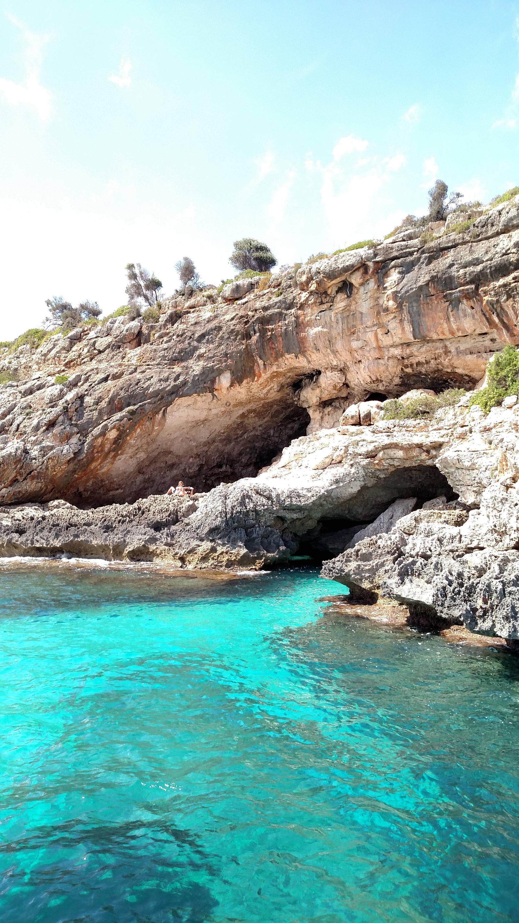 Mallorca, Strand, Meer, Küste, Grotte, 1780x3150 HD Handy